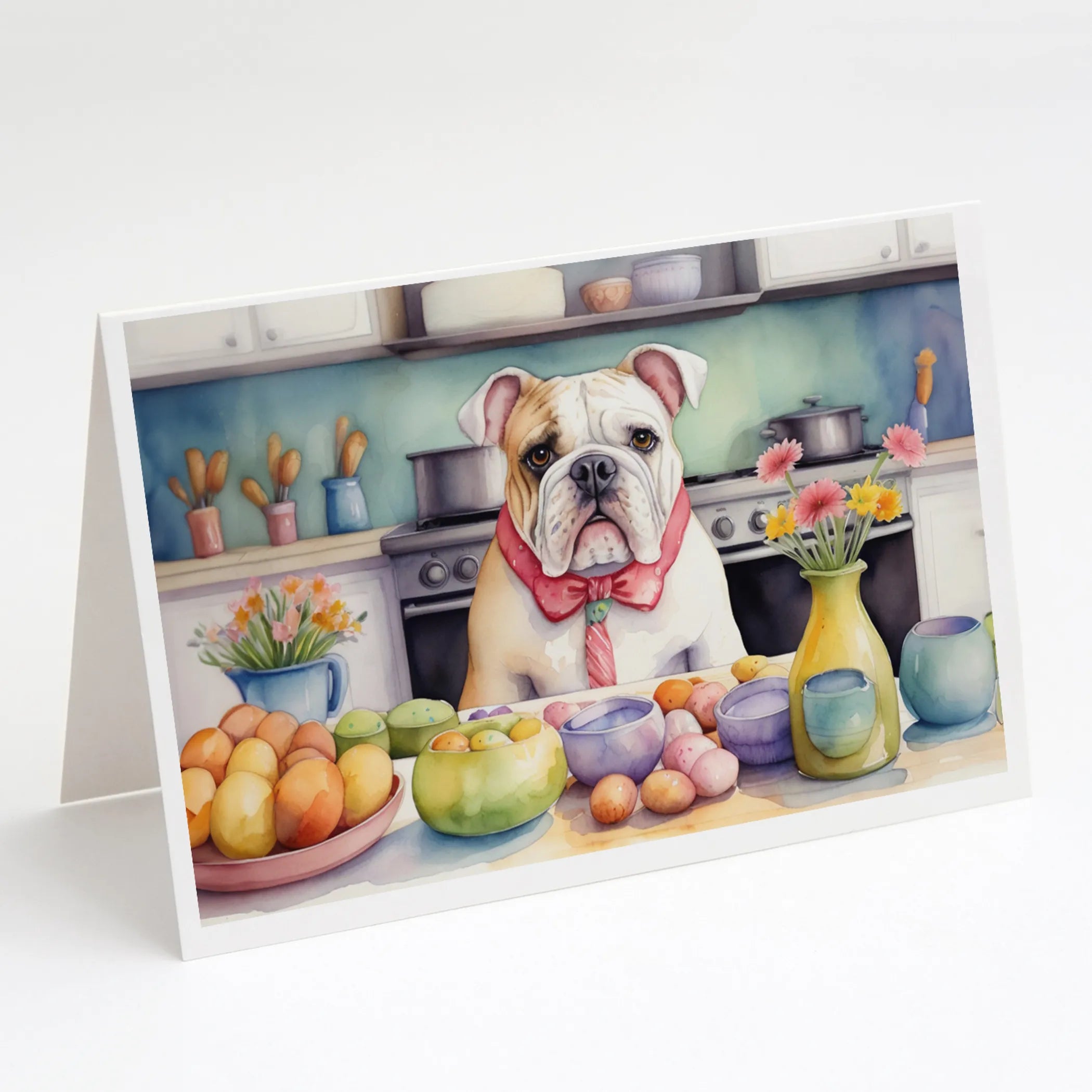 Decorating Easter Greeting Cards  - Size: 5X7 | Pack Of: 8 | Collection name: Decorating easter