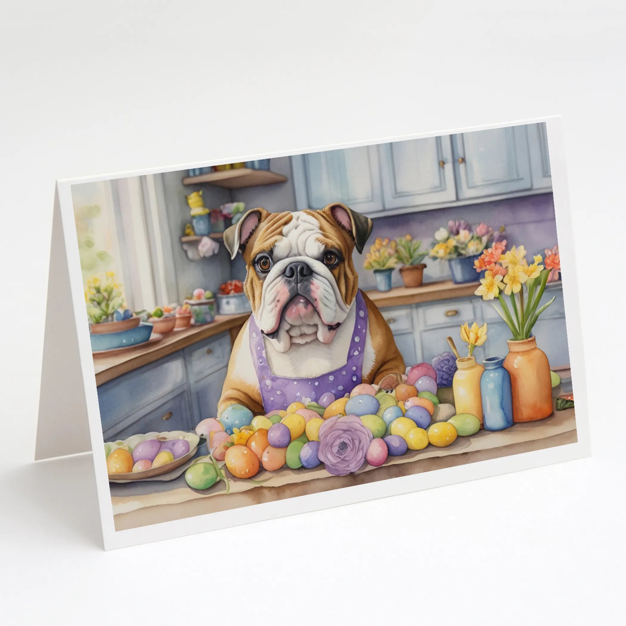Decorating Easter Greeting Cards  - Size: 5X7 | Pack Of: 8 | Collection name: Decorating easter