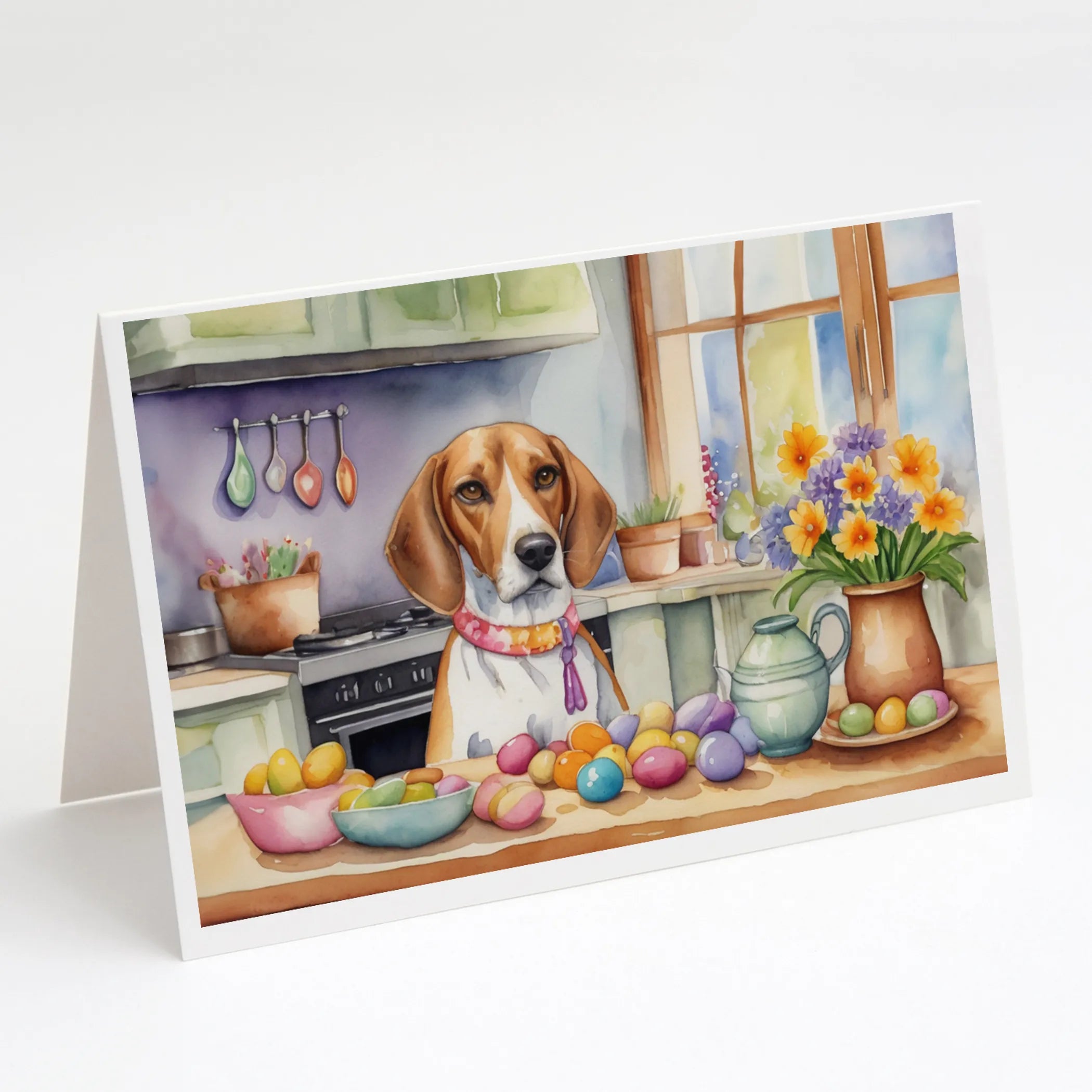 Decorating Easter Greeting Cards  - Size: 5X7 | Pack Of: 8 | Collection name: Decorating easter
