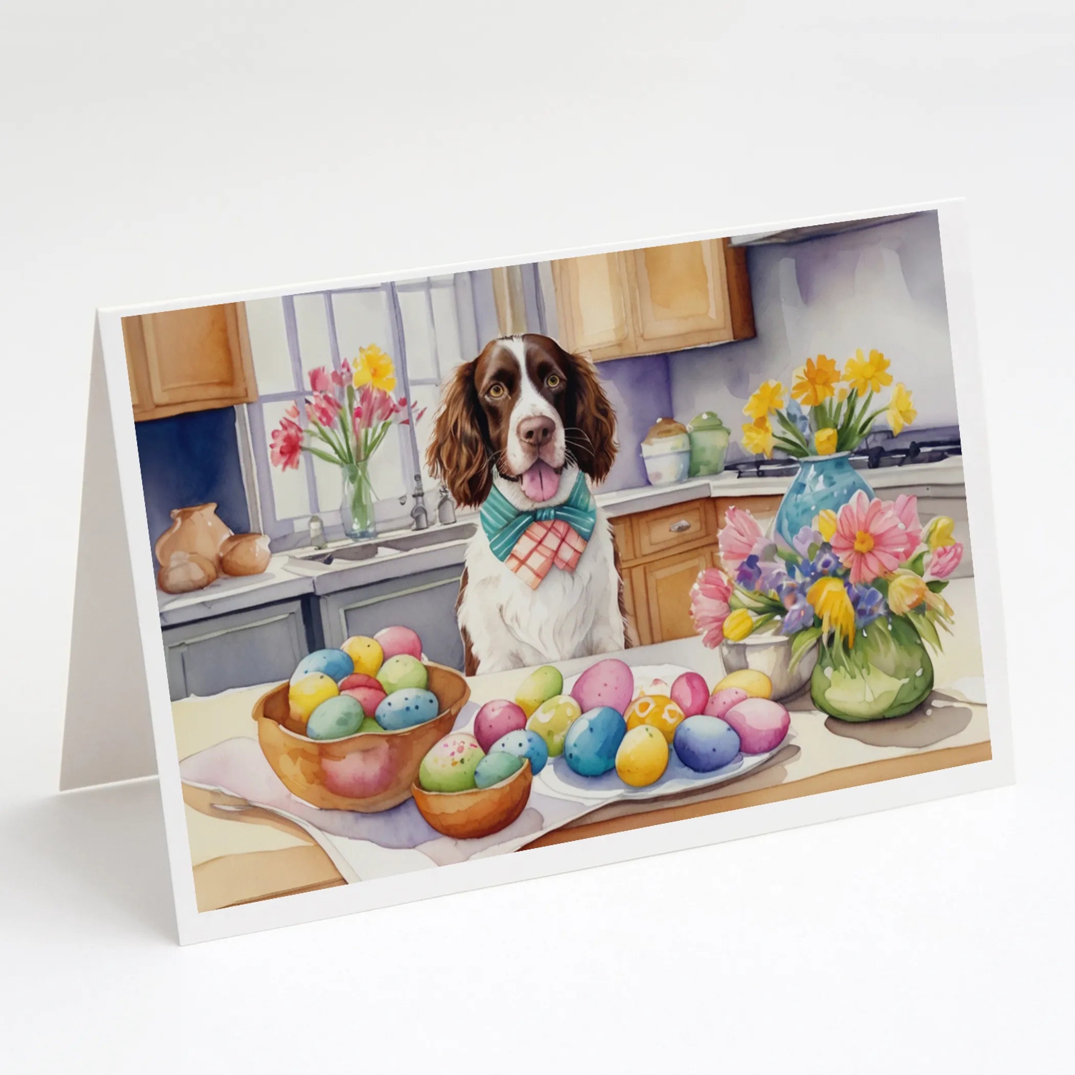 Decorating Easter Greeting Cards  - Size: 5X7 | Pack Of: 8 | Collection name: Decorating easter