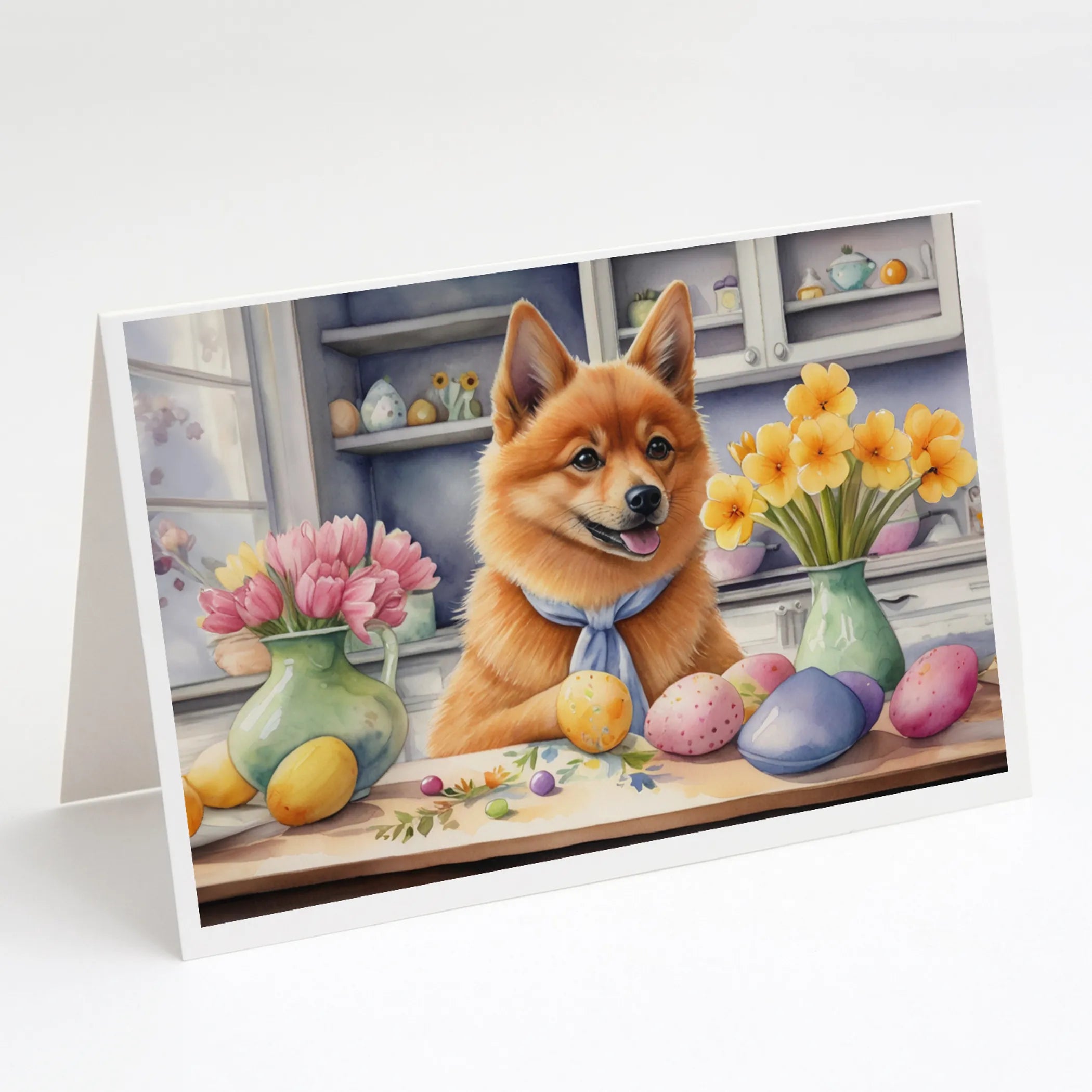 Decorating Easter Greeting Cards  - Size: 5X7 | Pack Of: 8 | Collection name: Decorating easter
