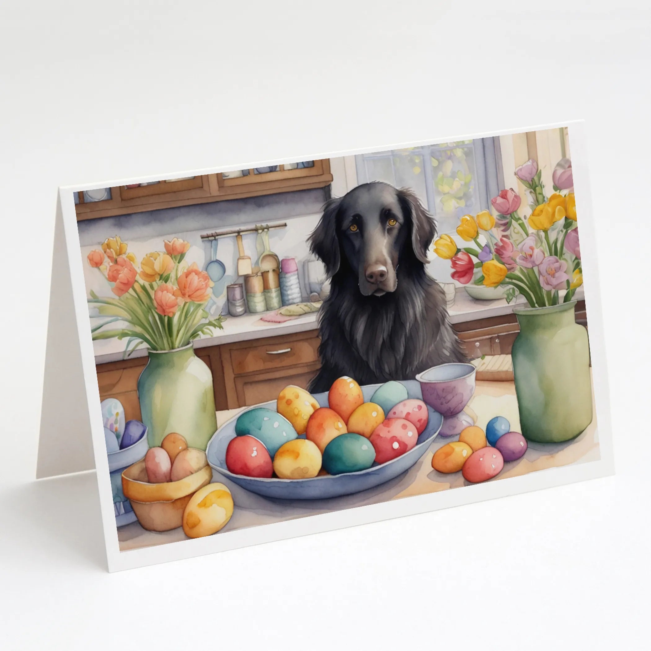 Decorating Easter Greeting Cards  - Size: 5X7 | Pack Of: 8 | Collection name: Decorating easter