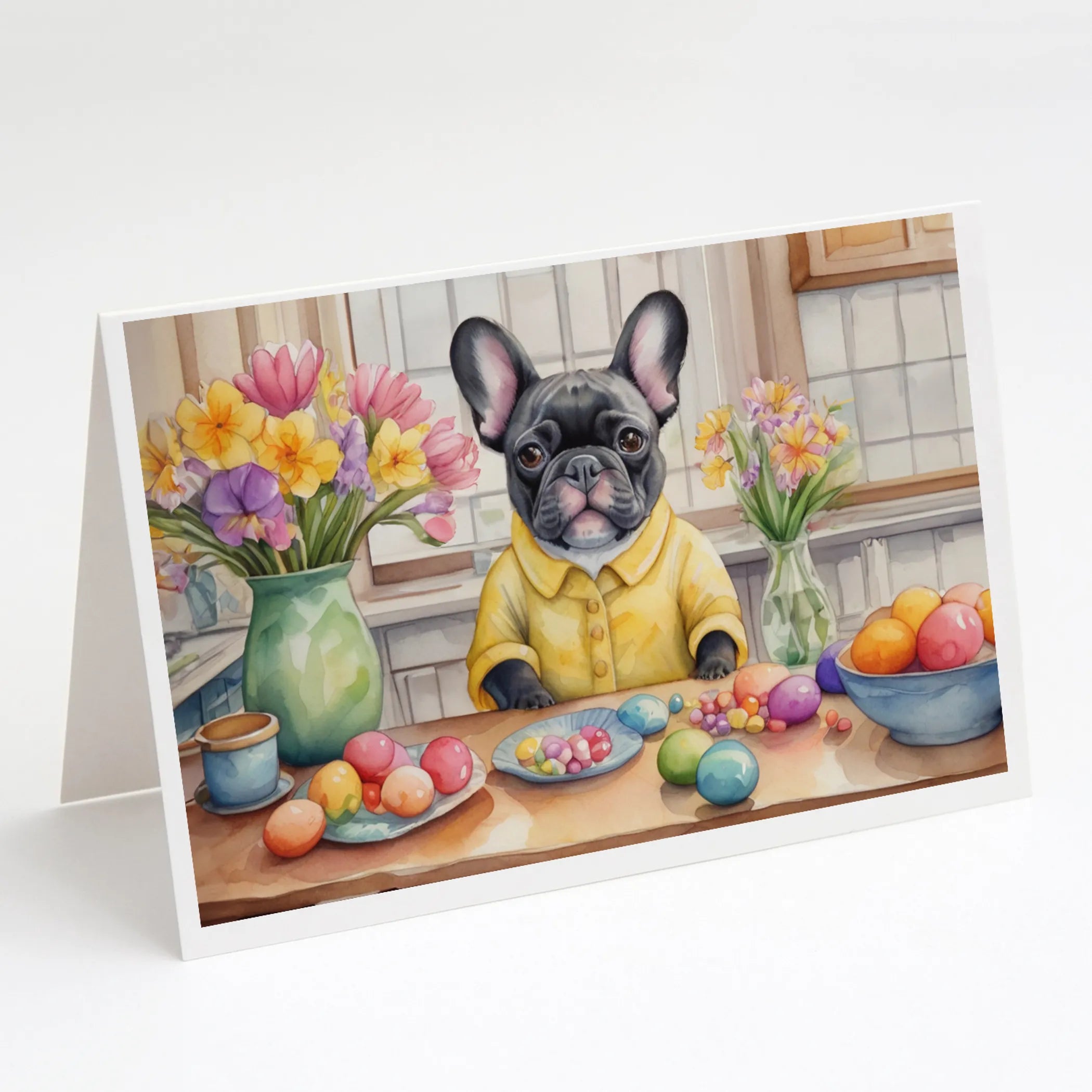 Decorating Easter Greeting Cards  - Size: 5X7 | Pack Of: 8 | Collection name: Decorating easter
