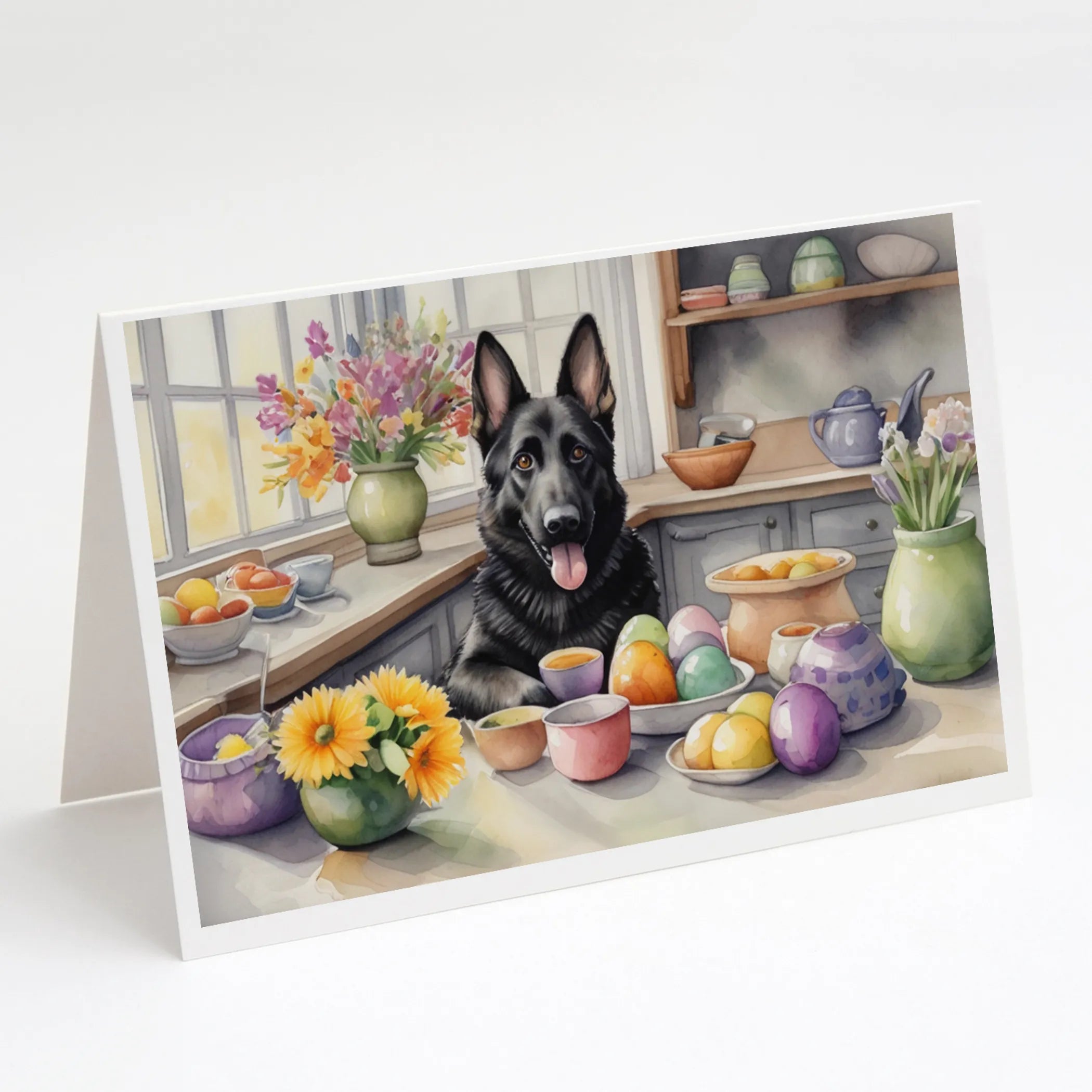 Decorating Easter Greeting Cards  - Size: 5X7 | Pack Of: 8 | Collection name: Decorating easter