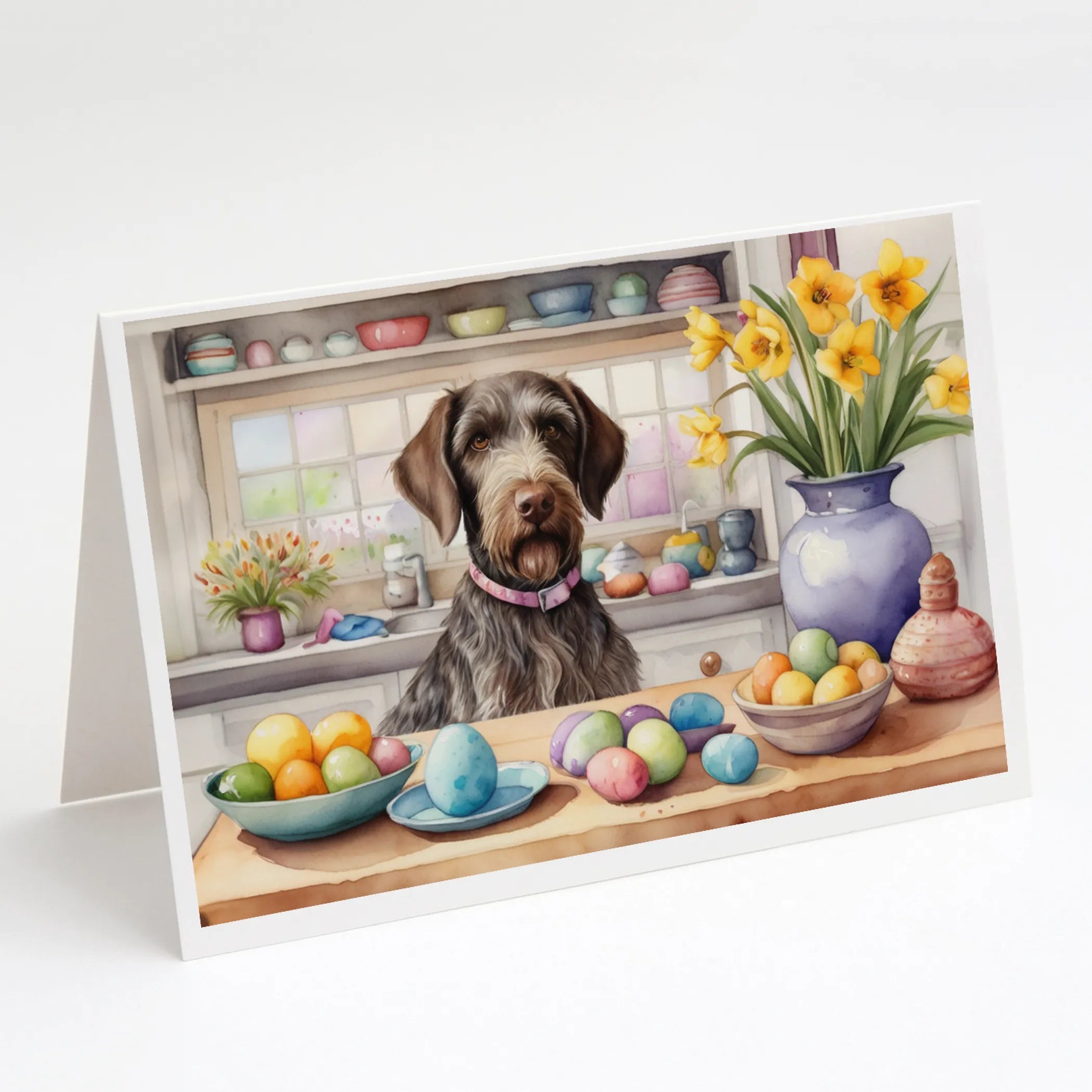Decorating Easter Greeting Cards  - Size: 5X7 | Pack Of: 8 | Collection name: Decorating easter