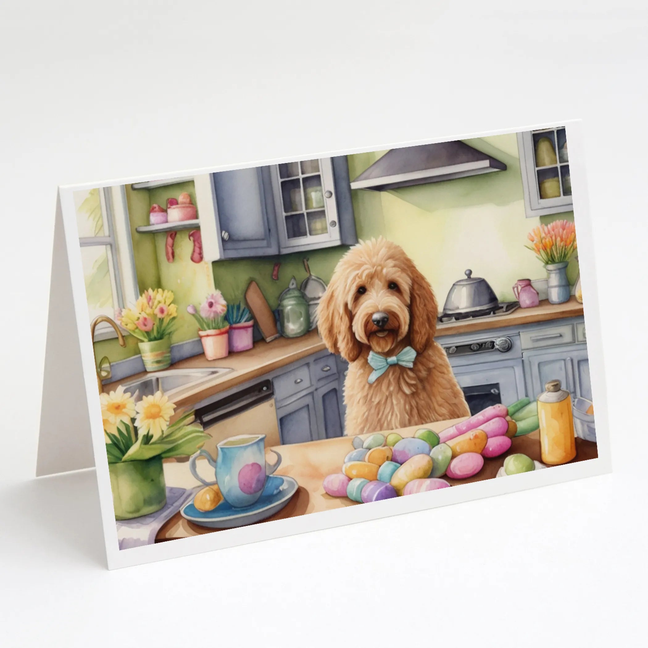 Decorating Easter Greeting Cards  - Size: 5X7 | Pack Of: 8 | Collection name: Decorating easter