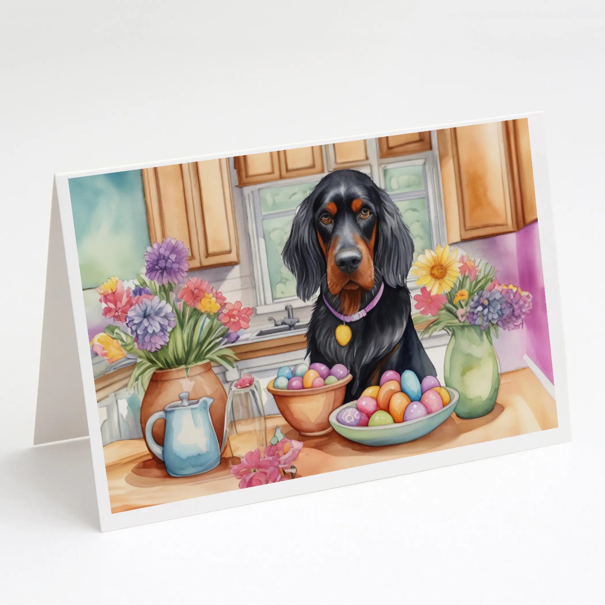 Decorating Easter Greeting Cards  - Size: 5X7 | Pack Of: 8 | Collection name: Decorating easter