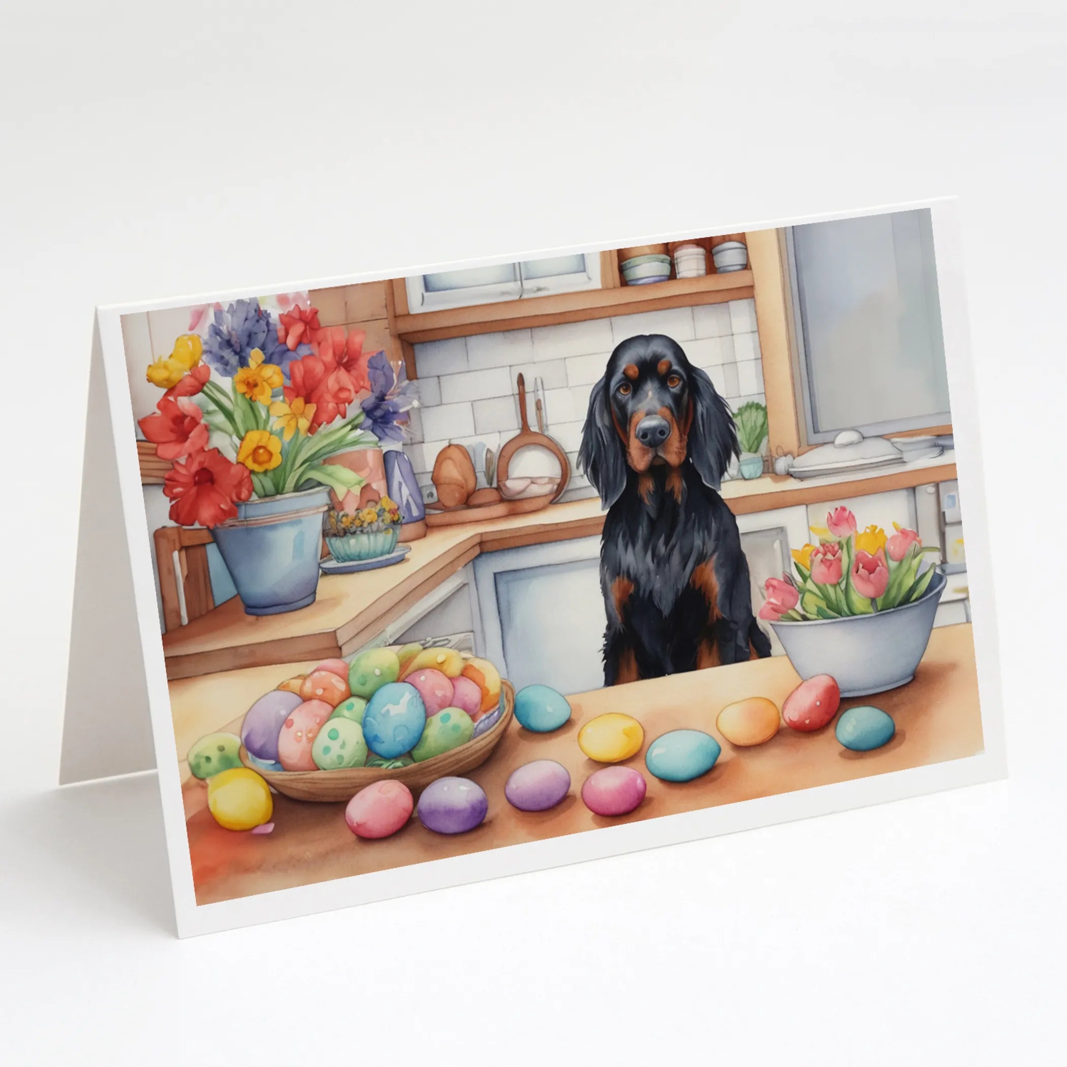 Decorating Easter Greeting Cards  - Size: 5X7 | Pack Of: 8 | Collection name: Decorating easter
