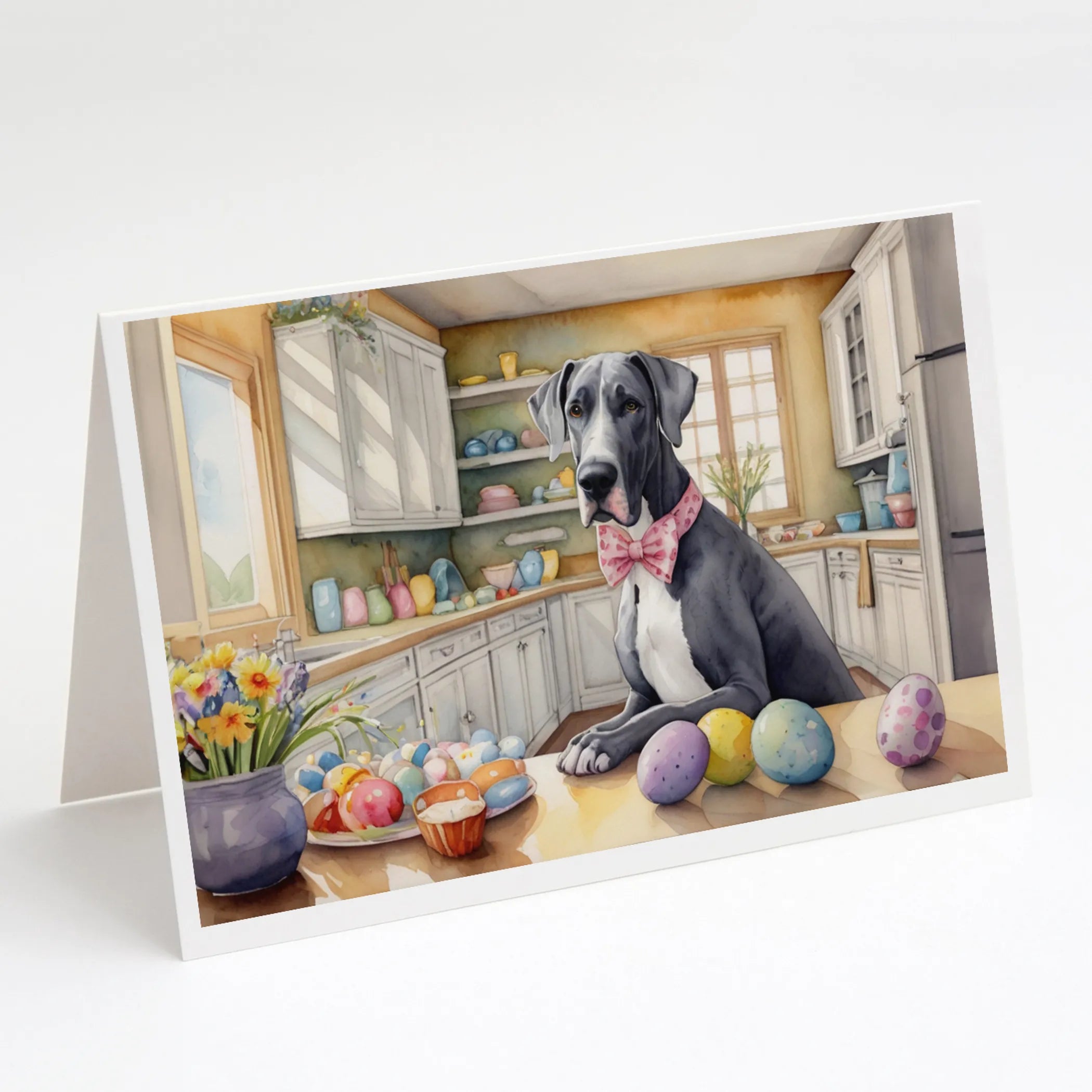 Decorating Easter Greeting Cards  - Size: 5X7 | Pack Of: 8 | Collection name: Decorating easter