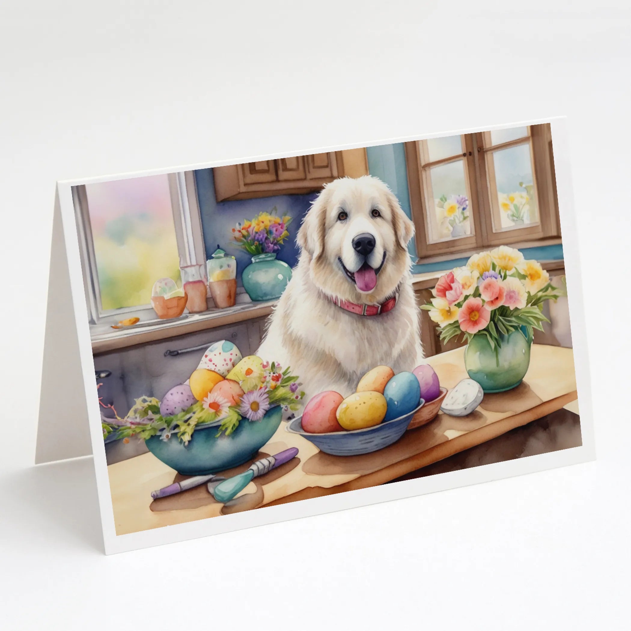 Decorating Easter Greeting Cards  - Size: 5X7 | Pack Of: 8 | Collection name: Decorating easter