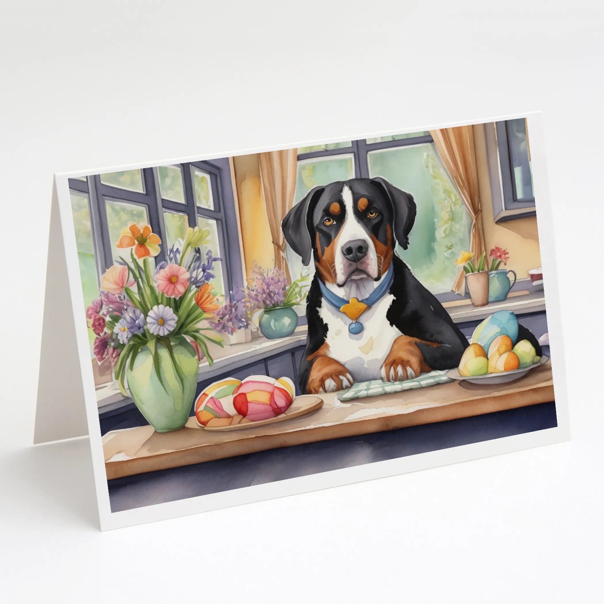 Decorating Easter Greeting Cards  - Size: 5X7 | Pack Of: 8 | Collection name: Decorating easter