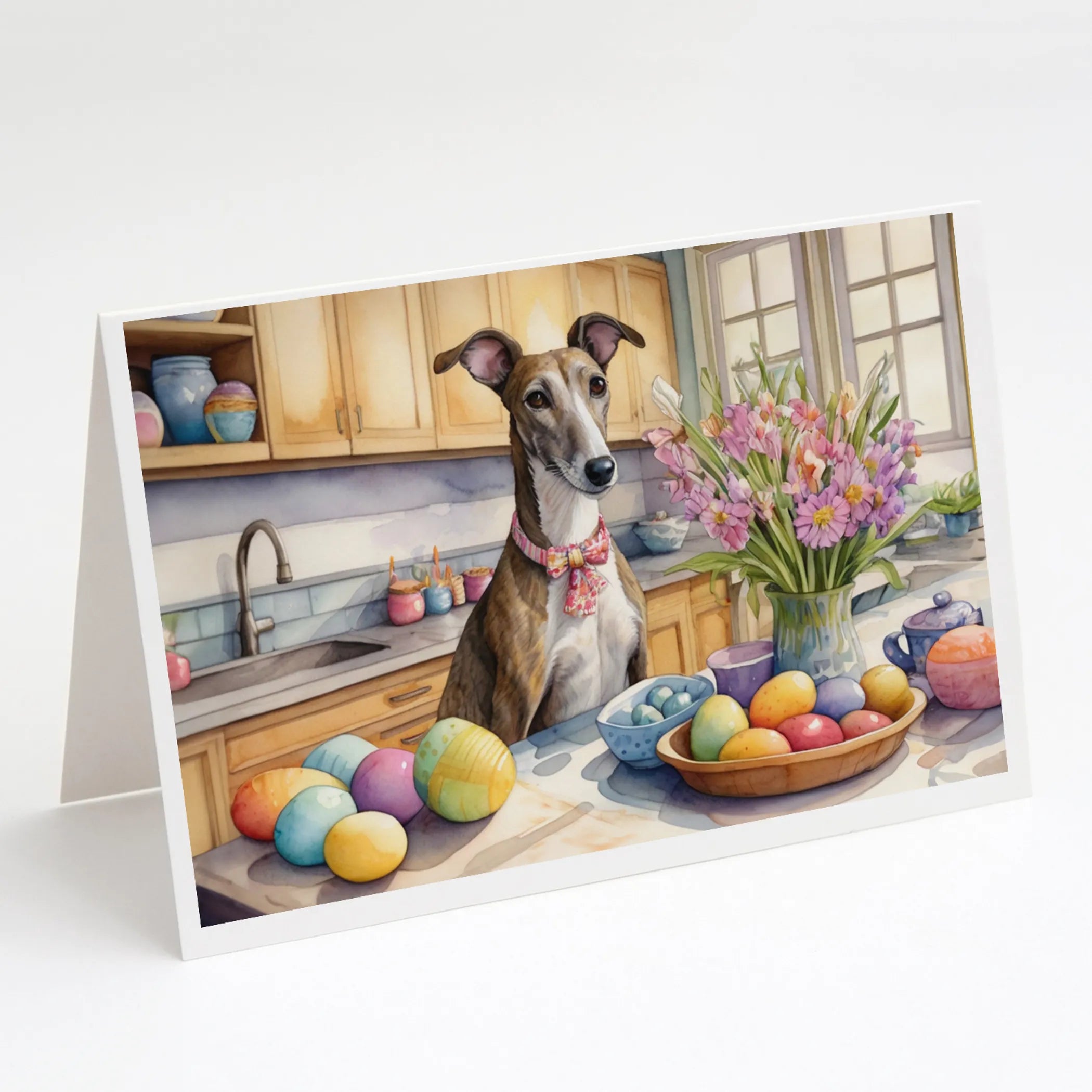 Decorating Easter Greeting Cards  - Size: 5X7 | Pack Of: 8 | Collection name: Decorating easter