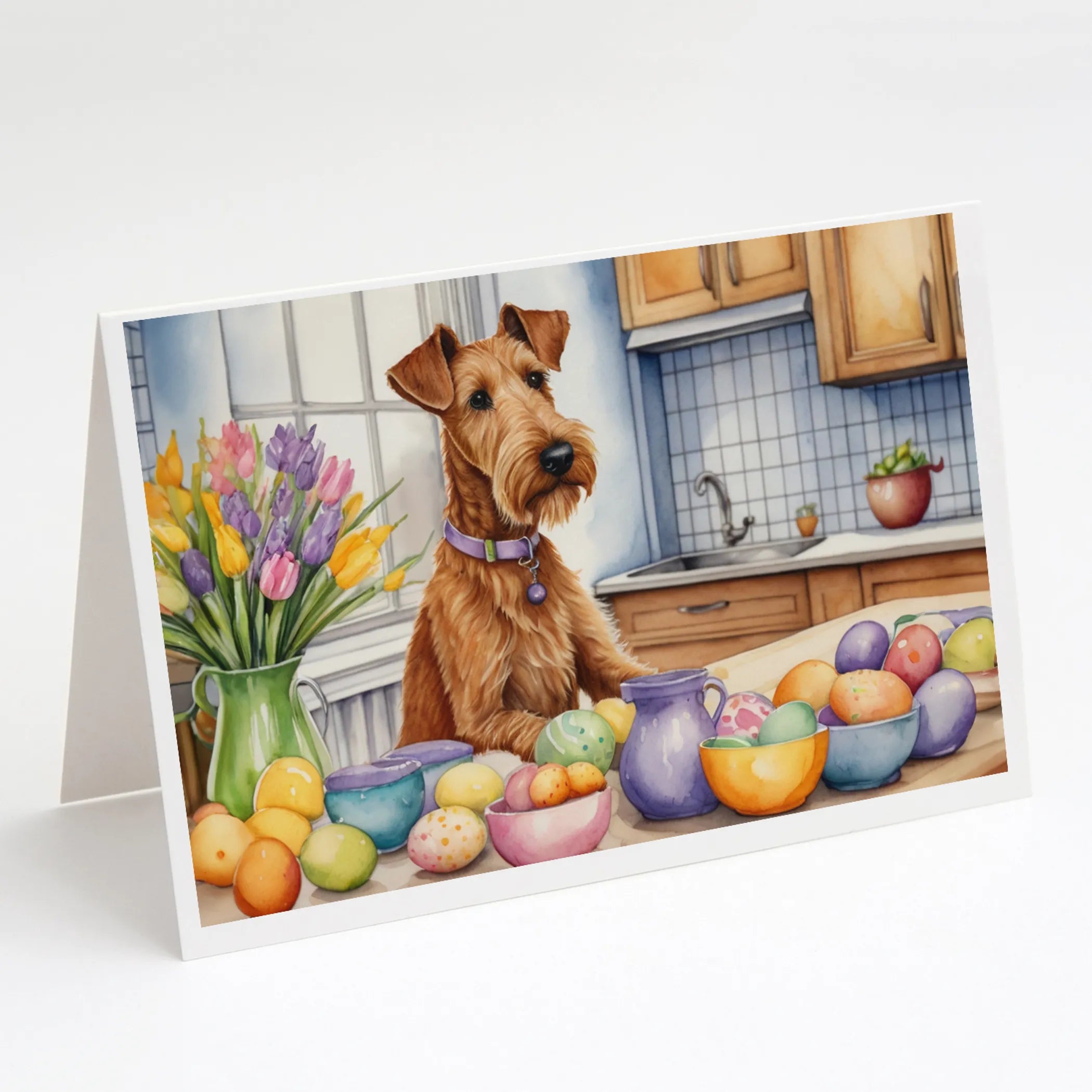 Decorating Easter Greeting Cards  - Size: 5X7 | Pack Of: 8 | Collection name: Decorating easter