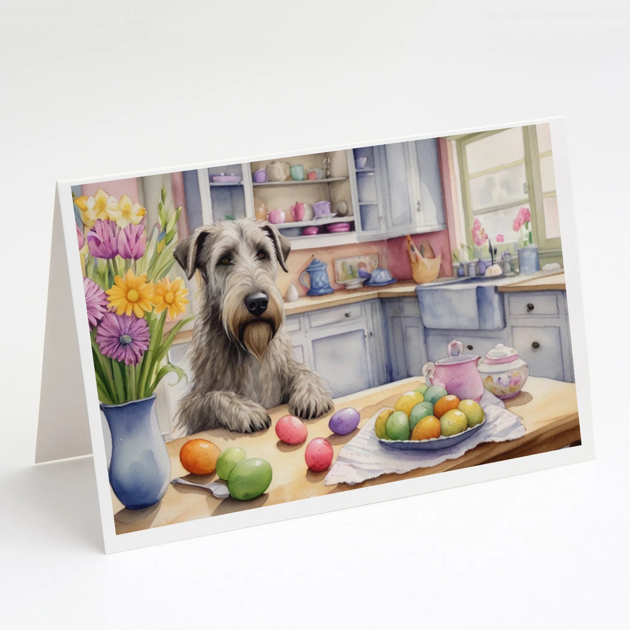 Decorating Easter Greeting Cards  - Size: 5X7 | Pack Of: 8 | Collection name: Decorating easter