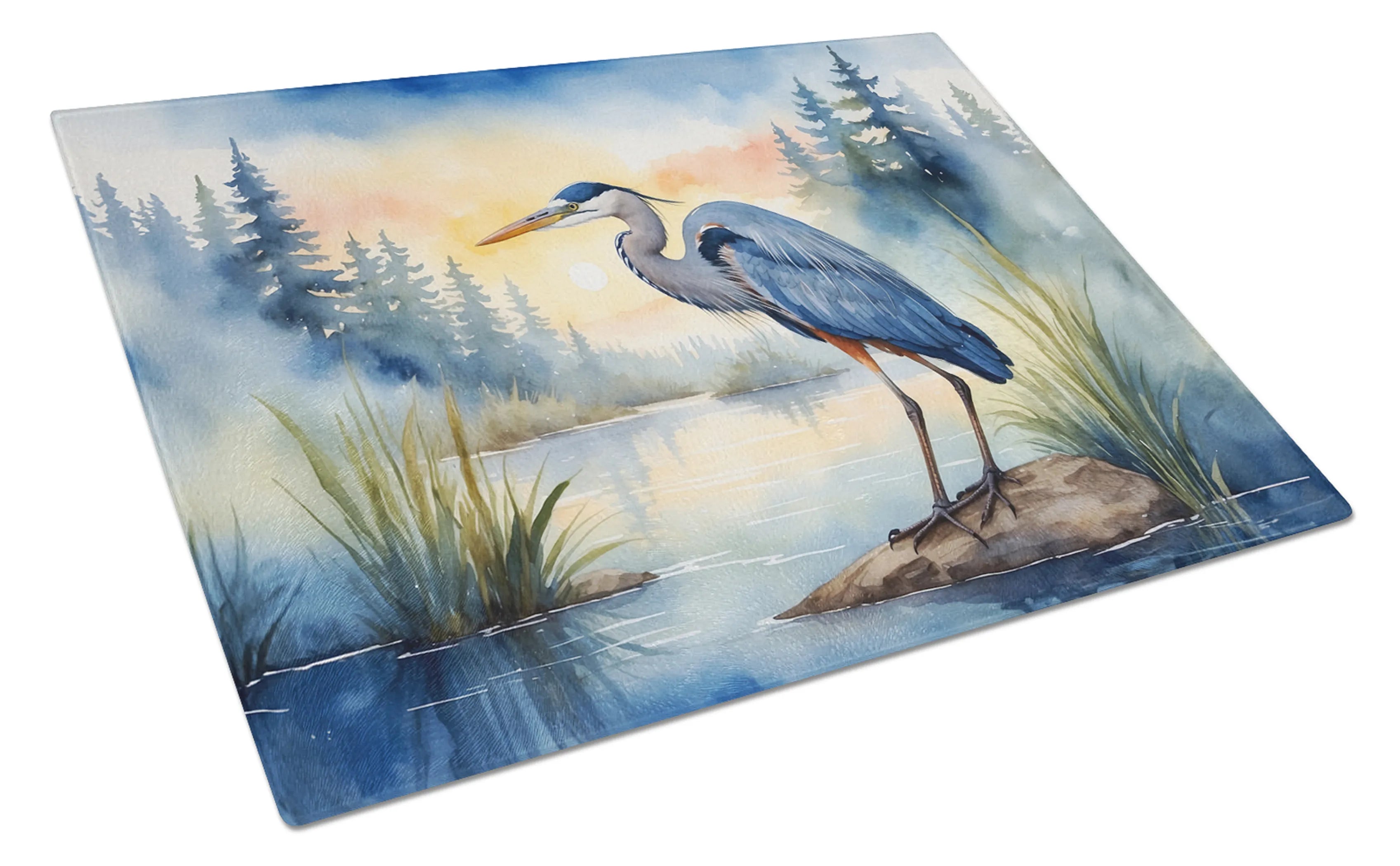 Birds, Birds, Birds Glass Cutting Board - Size: LARGE | Pack Of: 1 | Collection name: Birds, birds, birds
