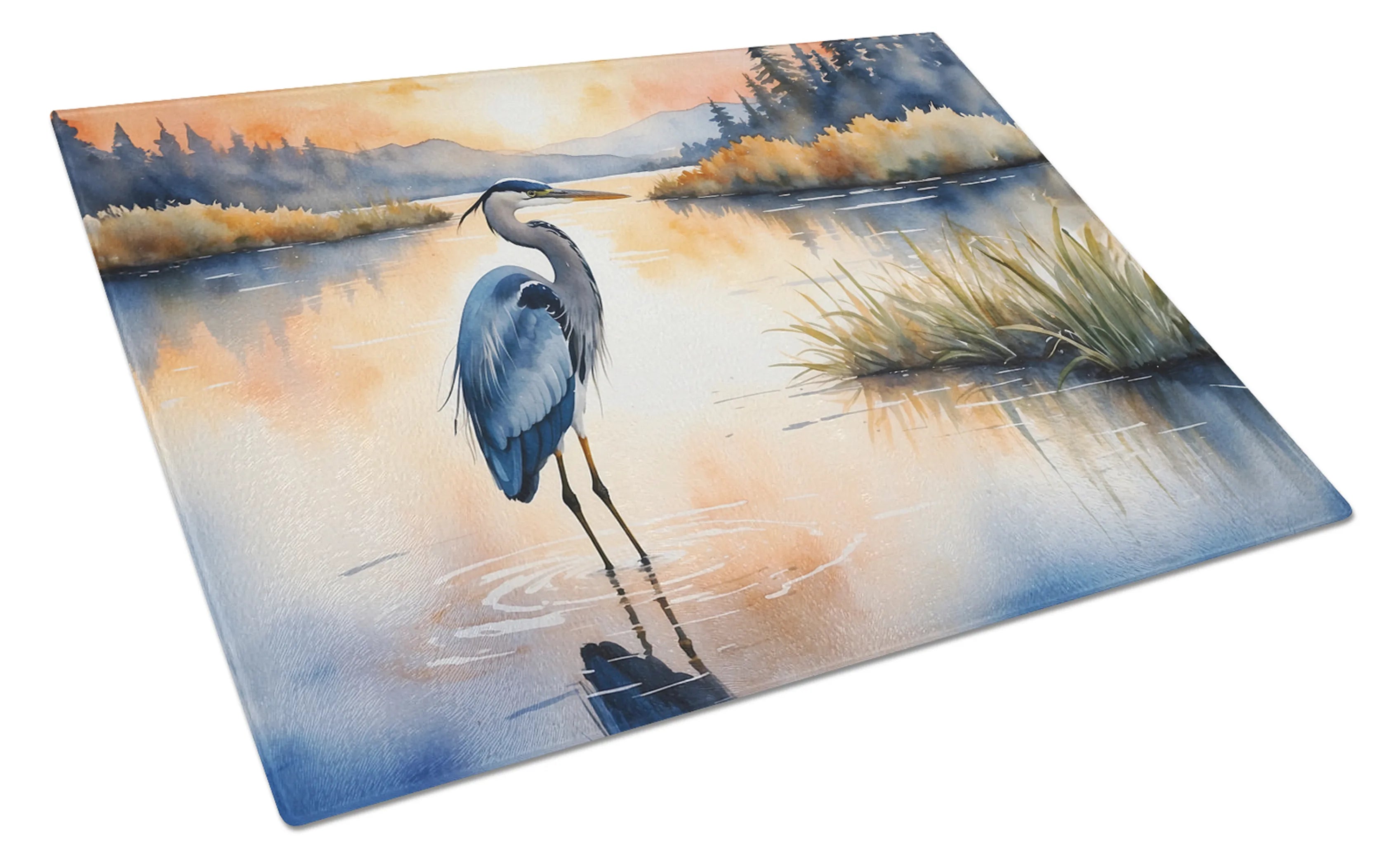 Birds, Birds, Birds Glass Cutting Board - Size: LARGE | Pack Of: 1 | Collection name: Birds, birds, birds