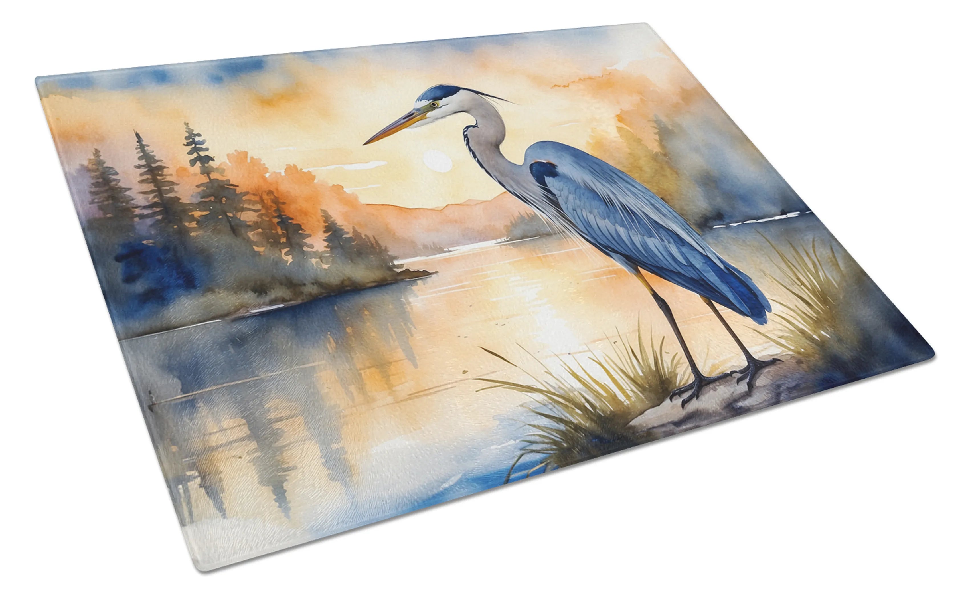 Birds, Birds, Birds Glass Cutting Board - Size: LARGE | Pack Of: 1 | Collection name: Birds, birds, birds