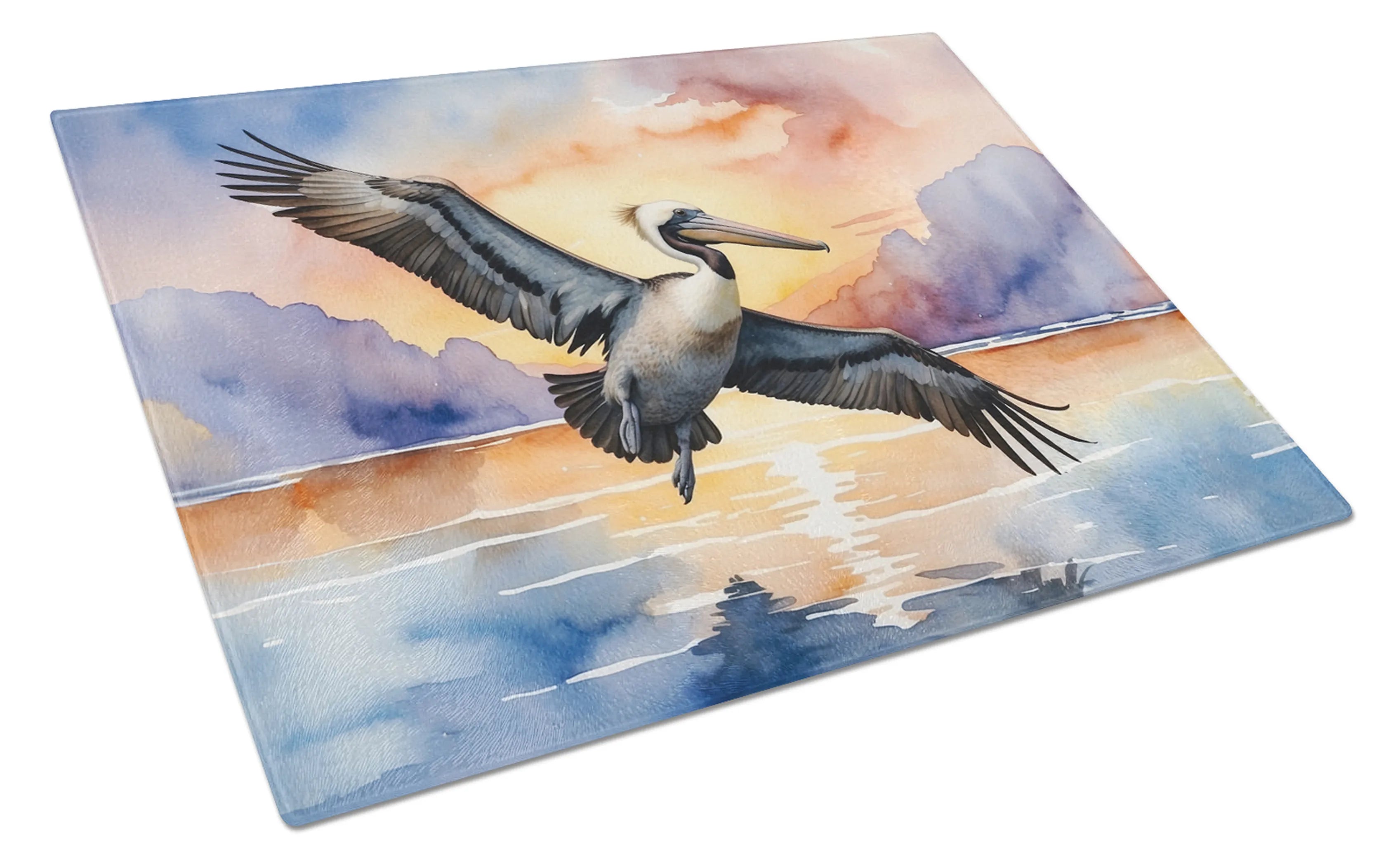Birds, Birds, Birds Glass Cutting Board - Size: LARGE | Pack Of: 1 | Collection name: Birds, birds, birds
