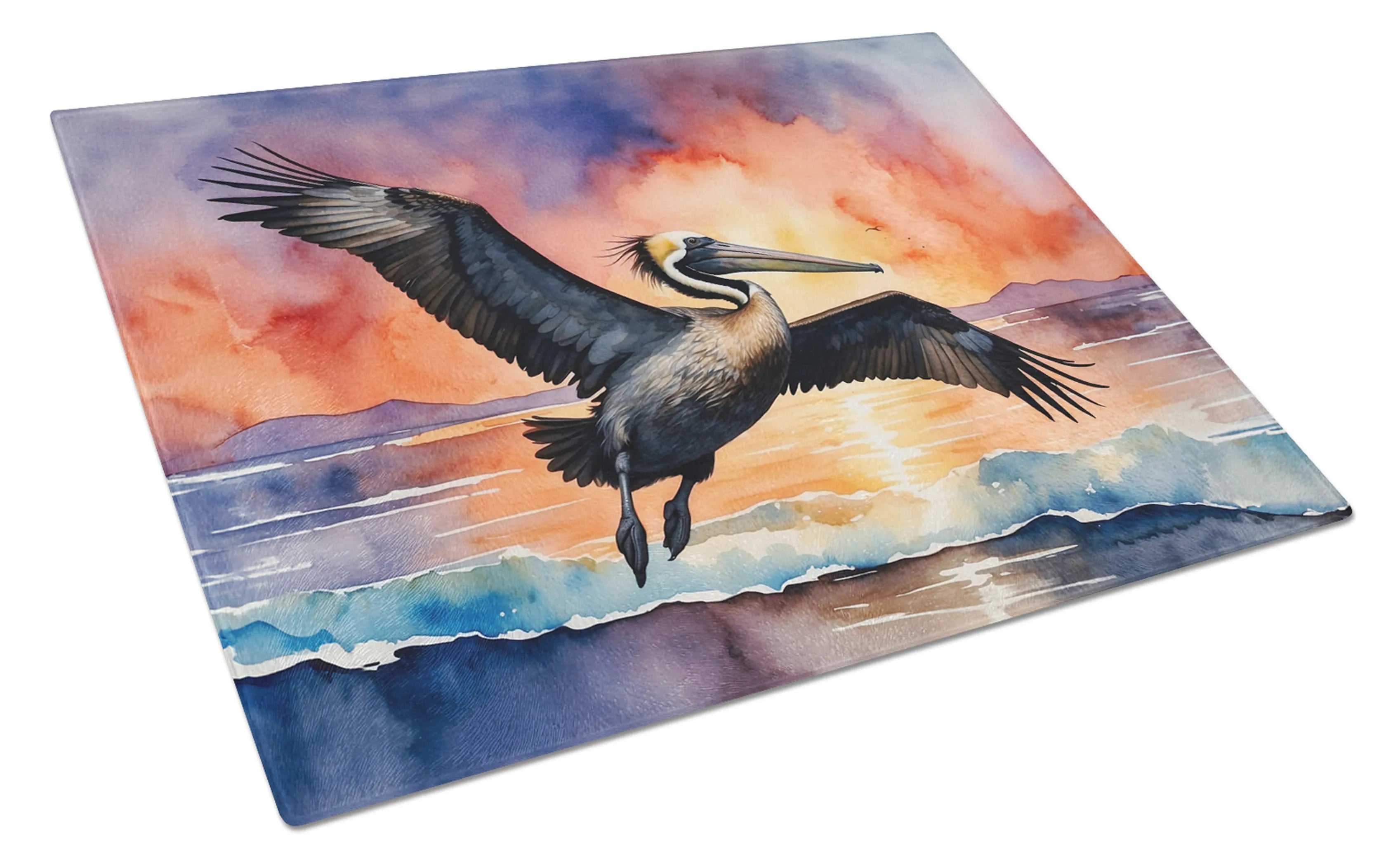 Birds, Birds, Birds Glass Cutting Board - Size: LARGE | Pack Of: 1 | Collection name: Birds, birds, birds