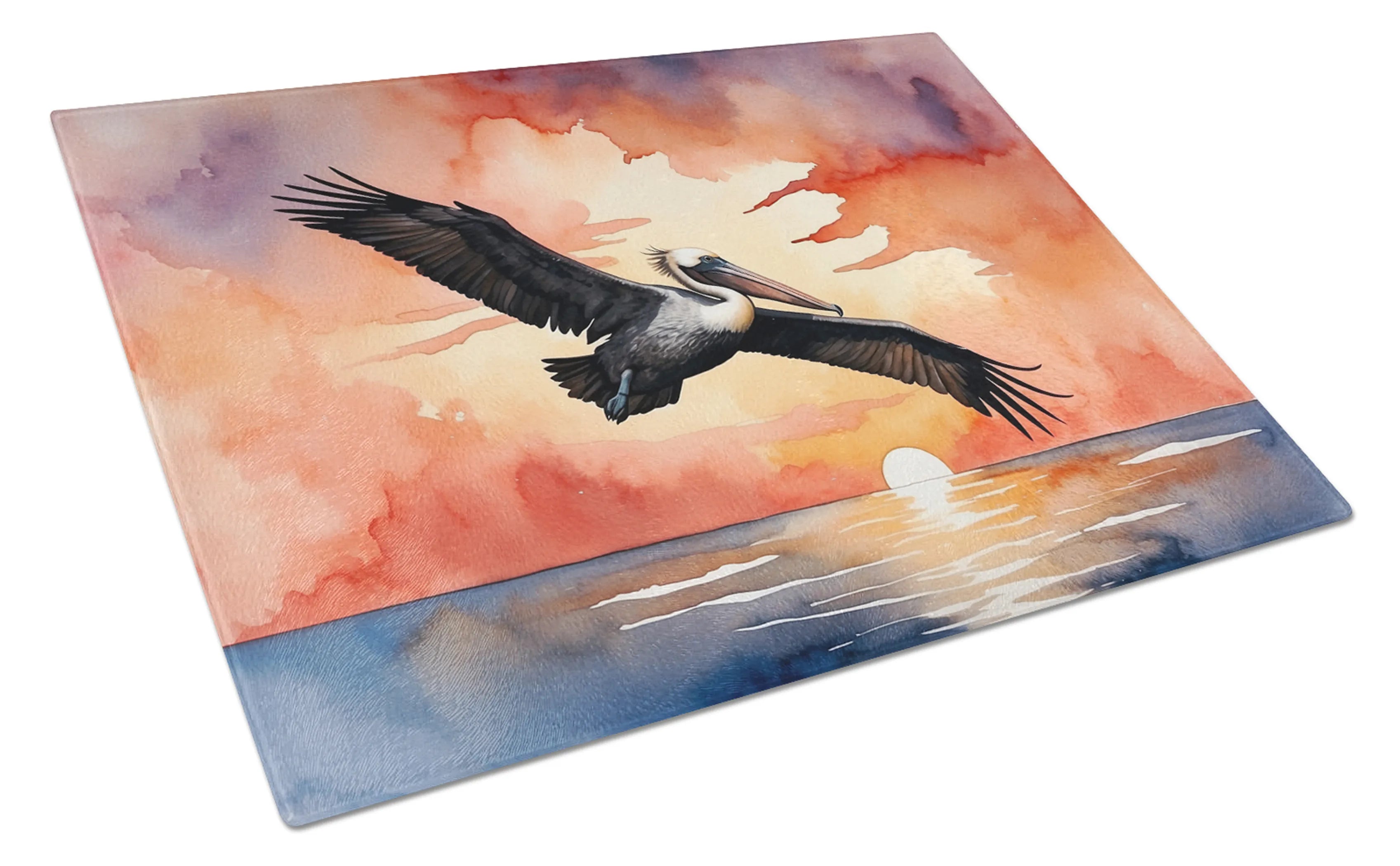 Birds, Birds, Birds Glass Cutting Board - Size: LARGE | Pack Of: 1 | Collection name: Birds, birds, birds
