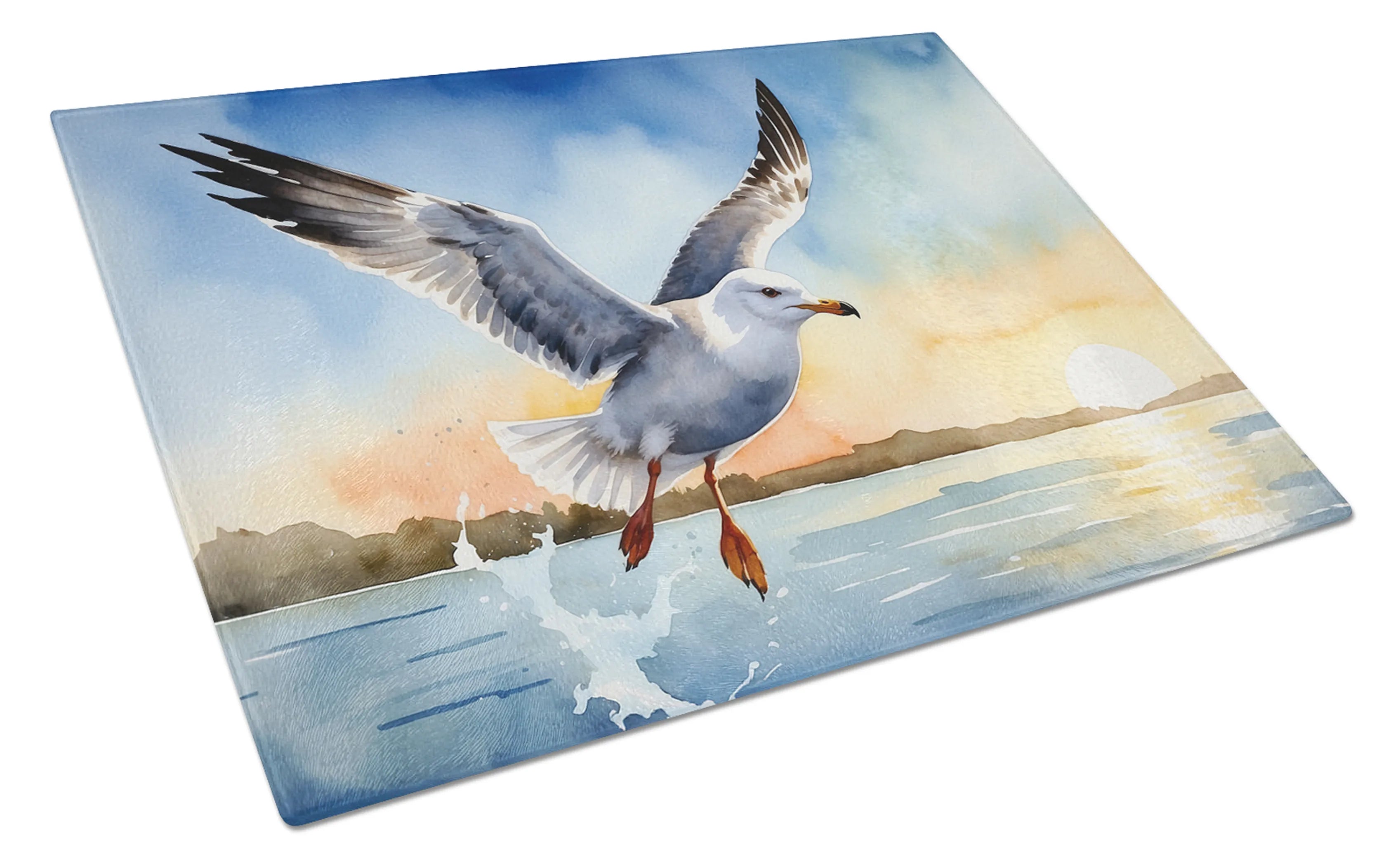 Birds, Birds, Birds Glass Cutting Board - Size: LARGE | Pack Of: 1 | Collection name: Birds, birds, birds