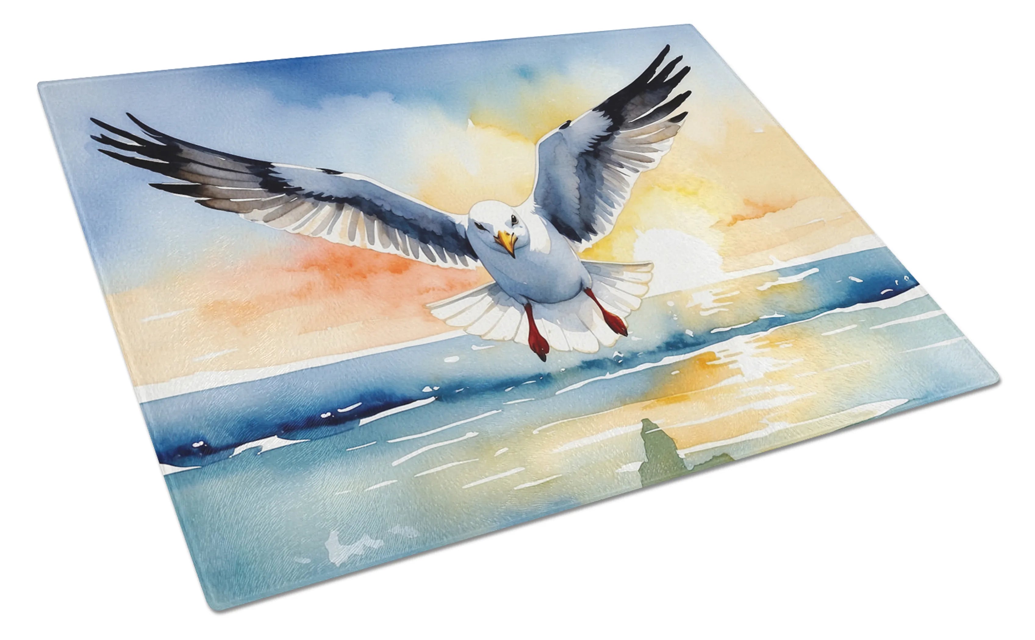 Birds, Birds, Birds Glass Cutting Board - Size: LARGE | Pack Of: 1 | Collection name: Birds, birds, birds