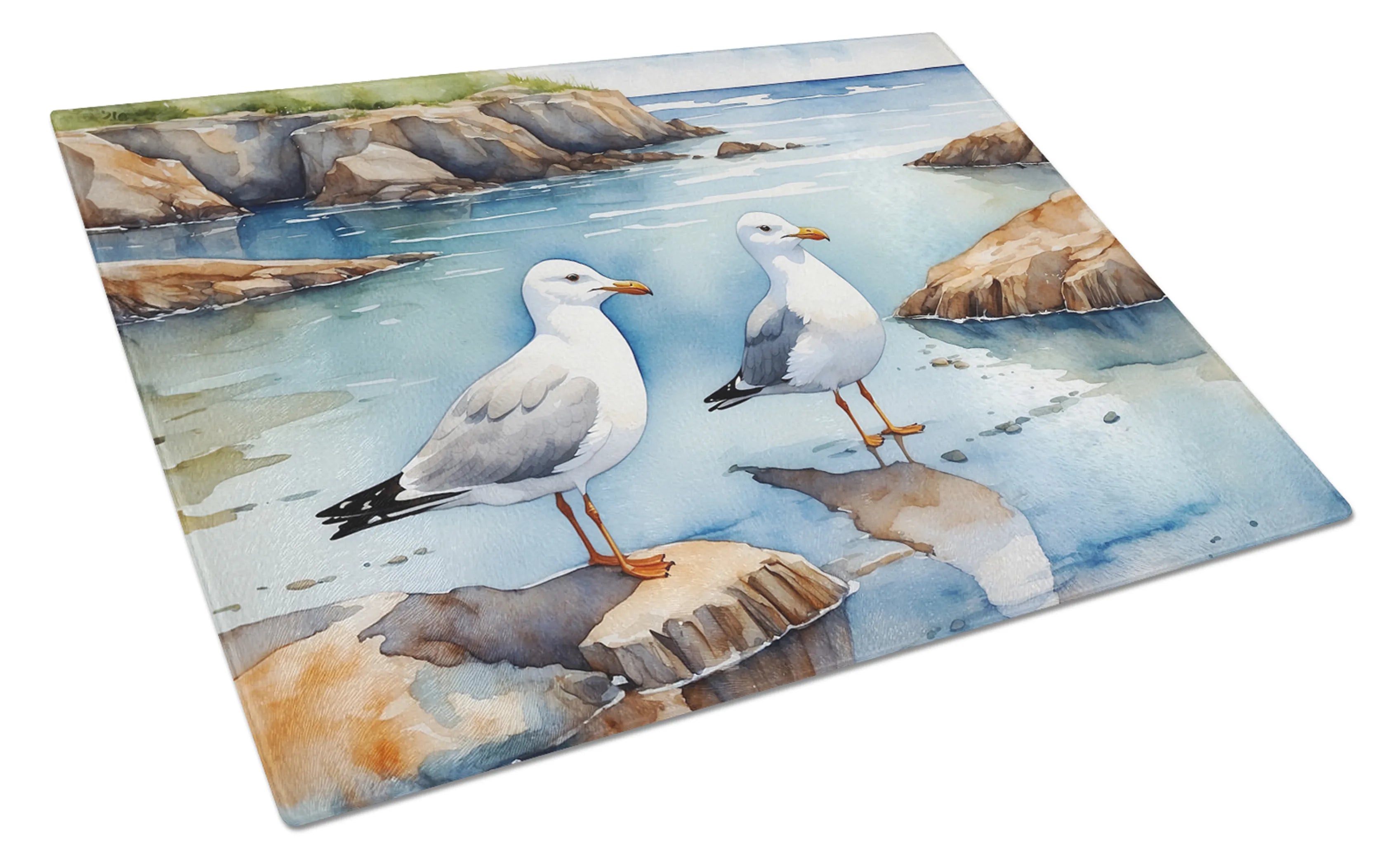 Birds, Birds, Birds Glass Cutting Board - Size: LARGE | Pack Of: 1 | Collection name: Birds, birds, birds