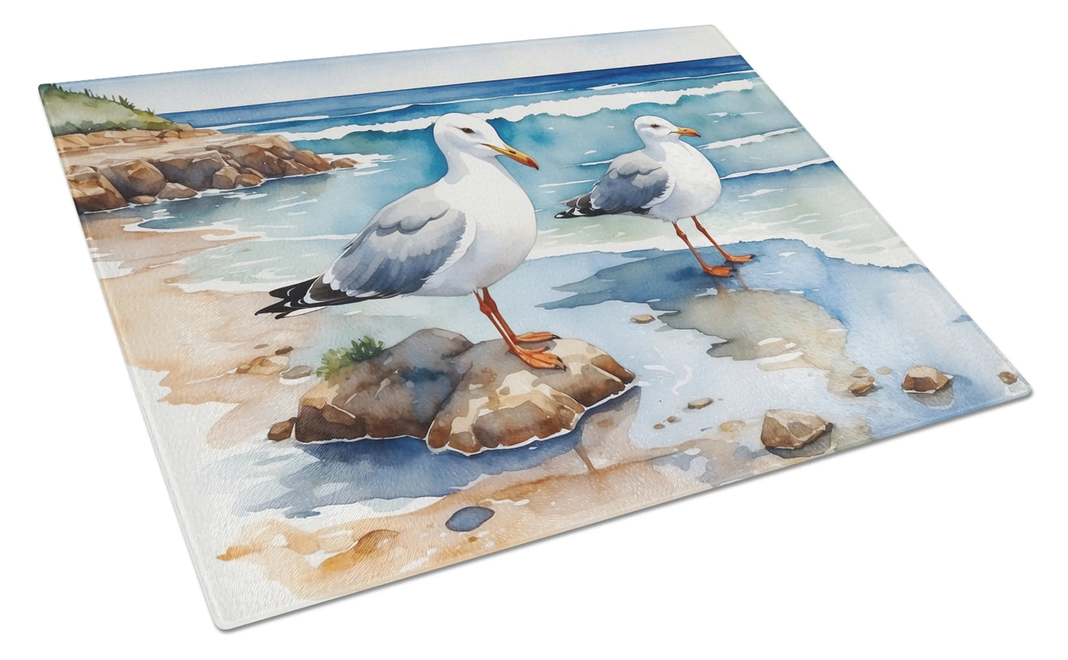 Birds, Birds, Birds Glass Cutting Board - Size: LARGE | Pack Of: 1 | Collection name: Birds, birds, birds