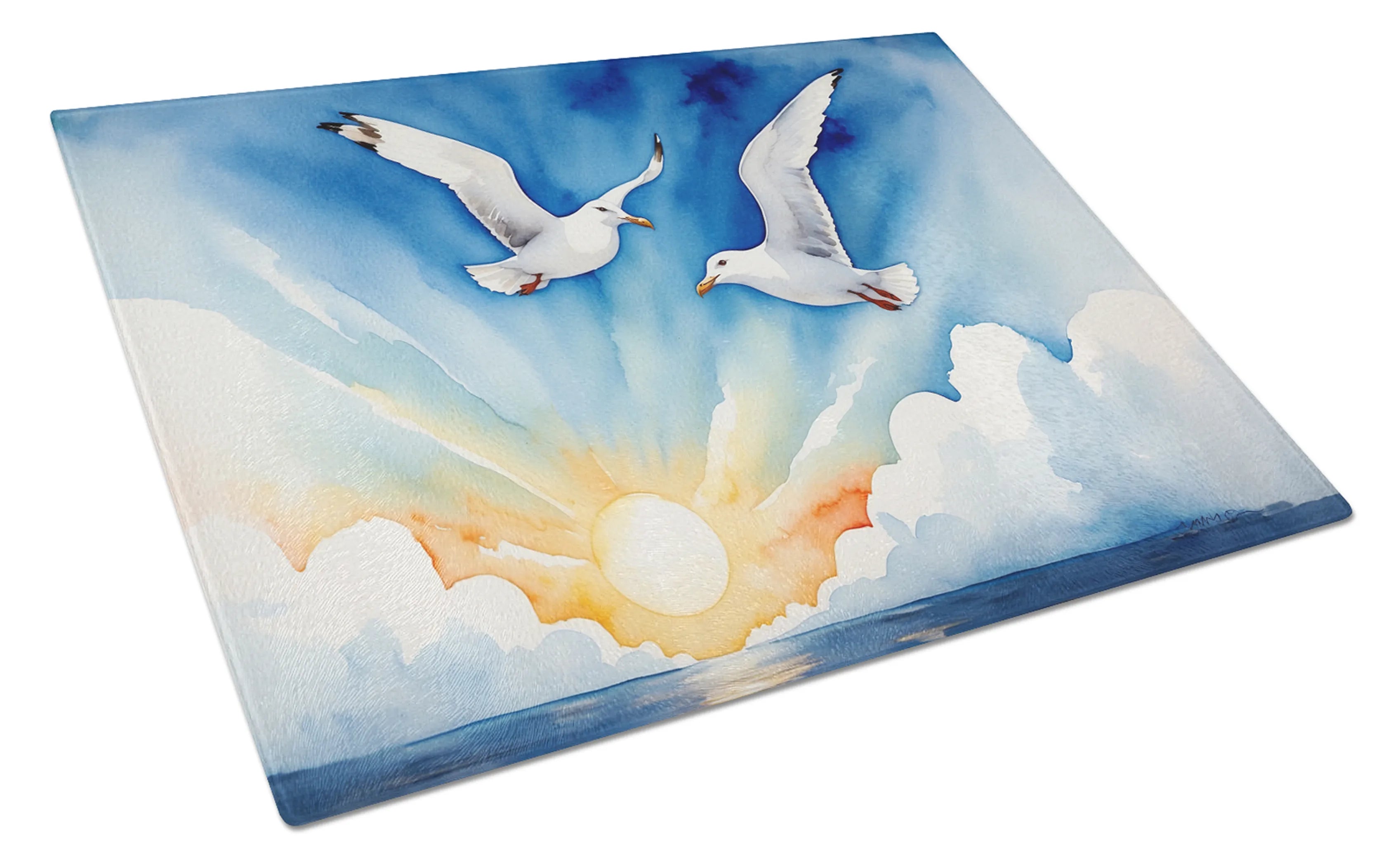 Birds, Birds, Birds Glass Cutting Board - Size: LARGE | Pack Of: 1 | Collection name: Birds, birds, birds