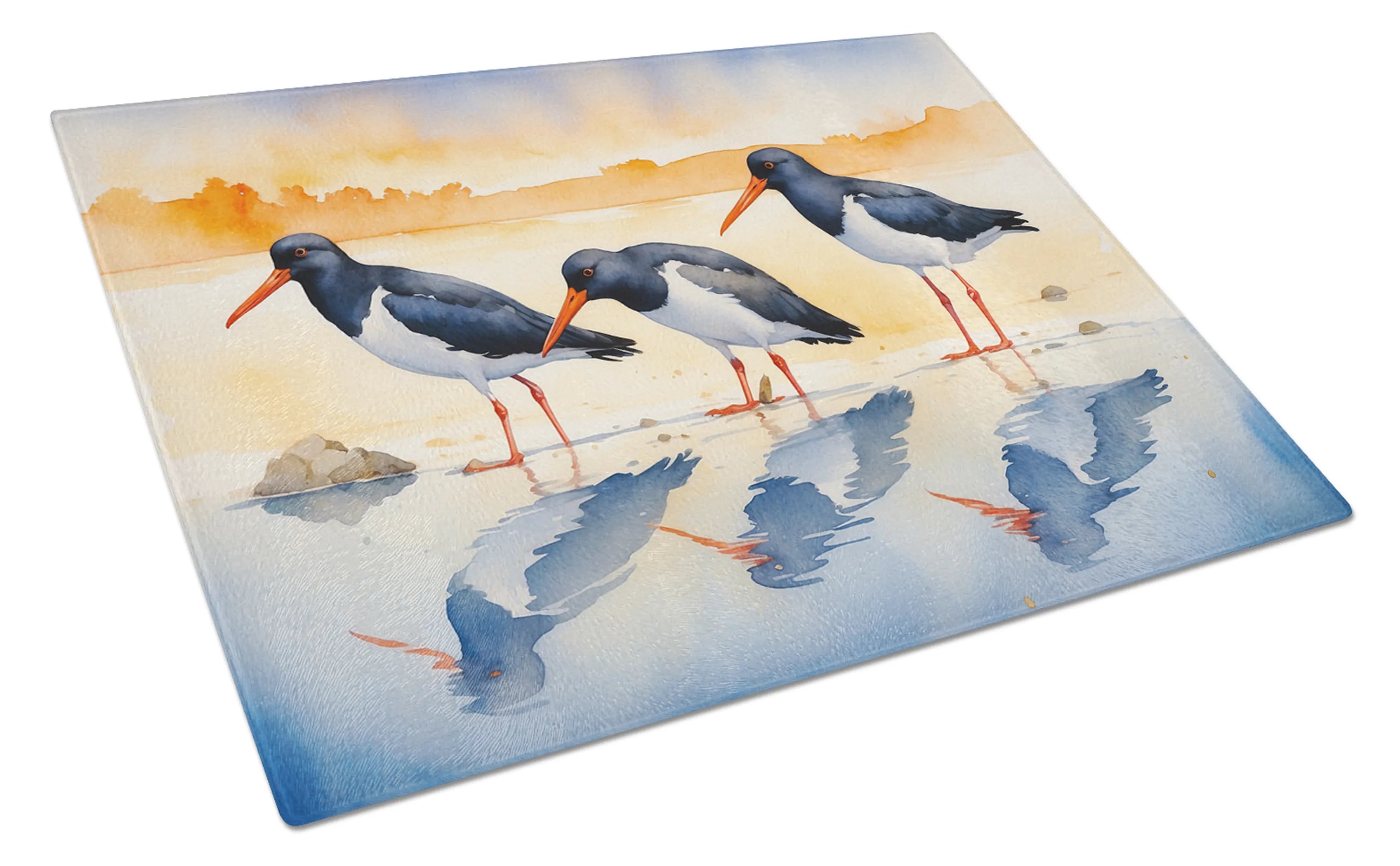 Birds, Birds, Birds Glass Cutting Board - Size: LARGE | Pack Of: 1 | Collection name: Birds, birds, birds