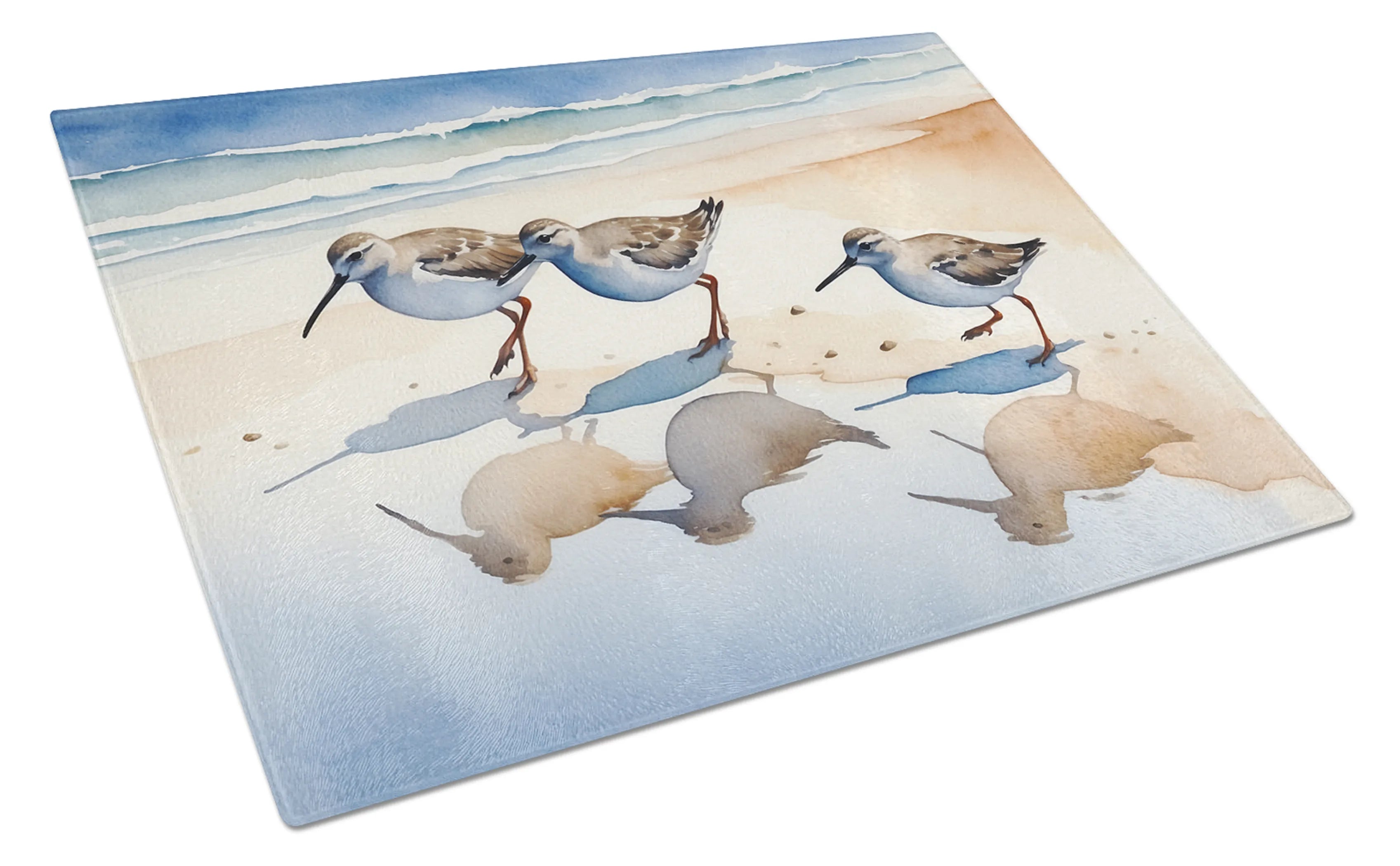 Birds, Birds, Birds Glass Cutting Board - Size: LARGE | Pack Of: 1 | Collection name: Birds, birds, birds