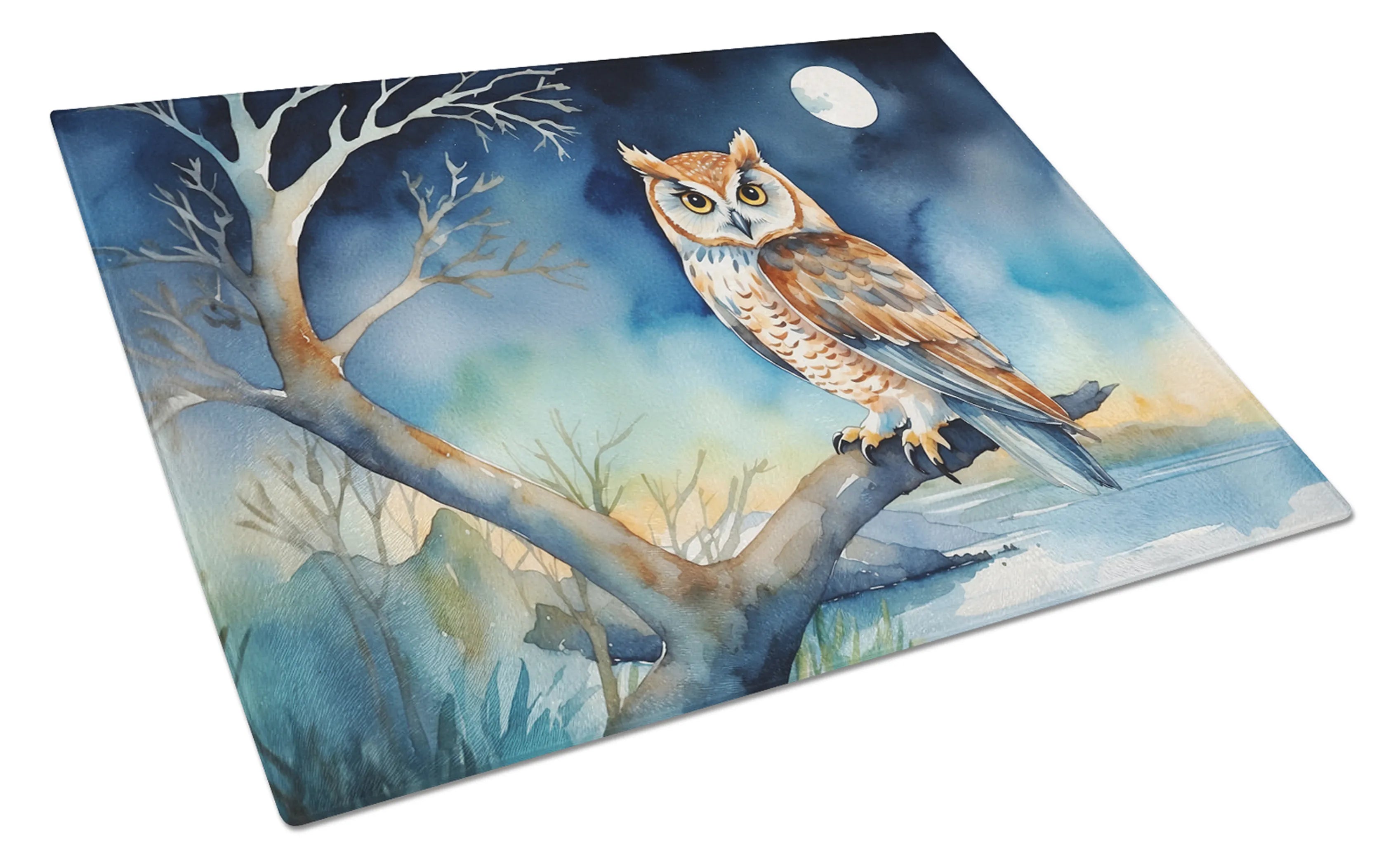 Birds, Birds, Birds Glass Cutting Board - Size: LARGE | Pack Of: 1 | Collection name: Birds, birds, birds
