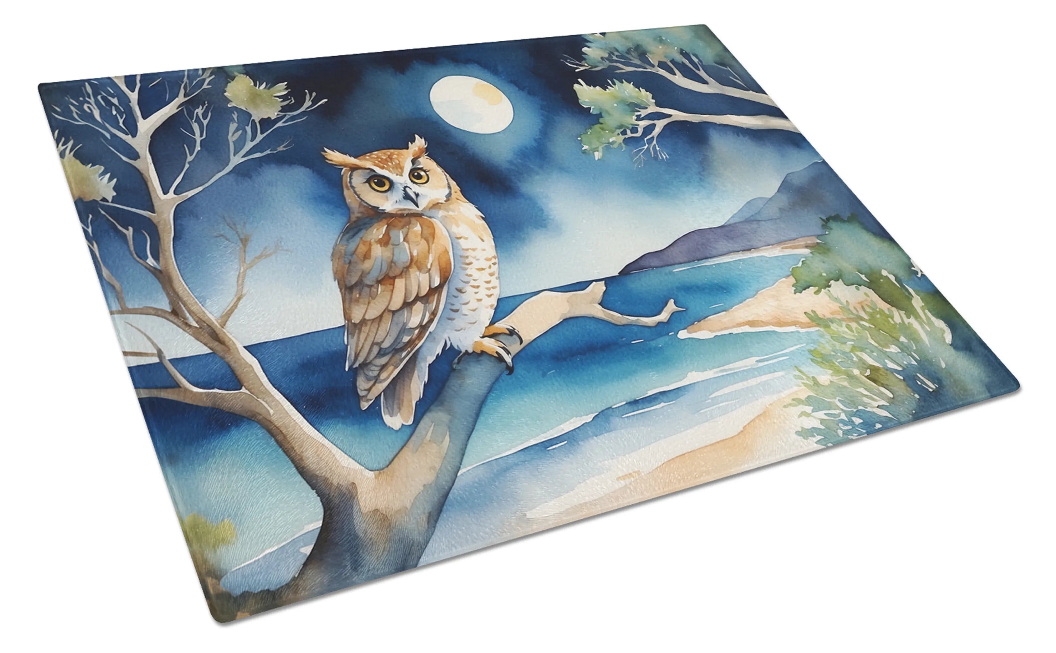 Birds, Birds, Birds Glass Cutting Board - Size: LARGE | Pack Of: 1 | Collection name: Birds, birds, birds