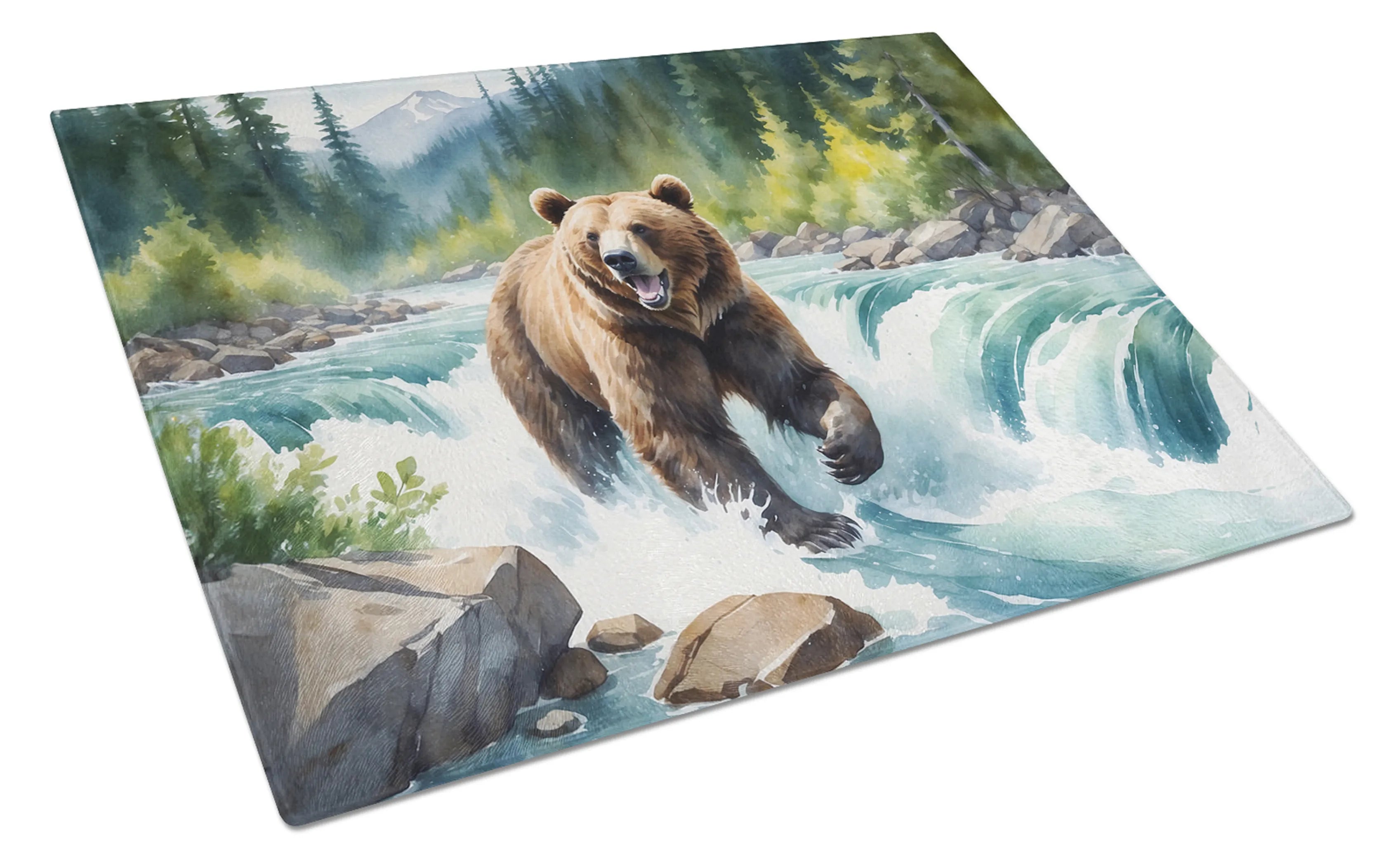 Animals Around Glass Cutting Board - Size: LARGE | Pack Of: 1 | Collection name: Animals around