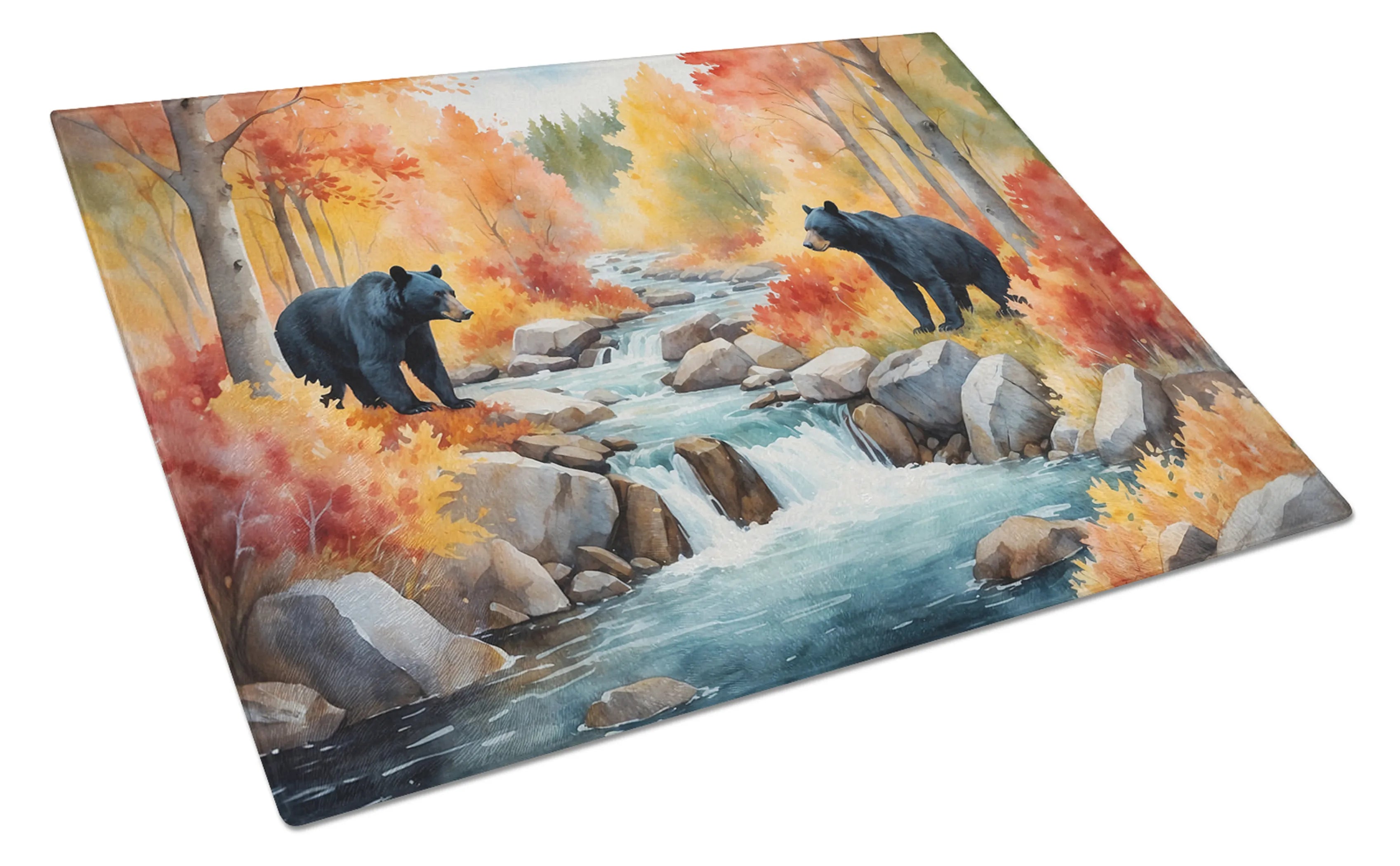 Animals Around Glass Cutting Board - Size: LARGE | Pack Of: 1 | Collection name: Animals around