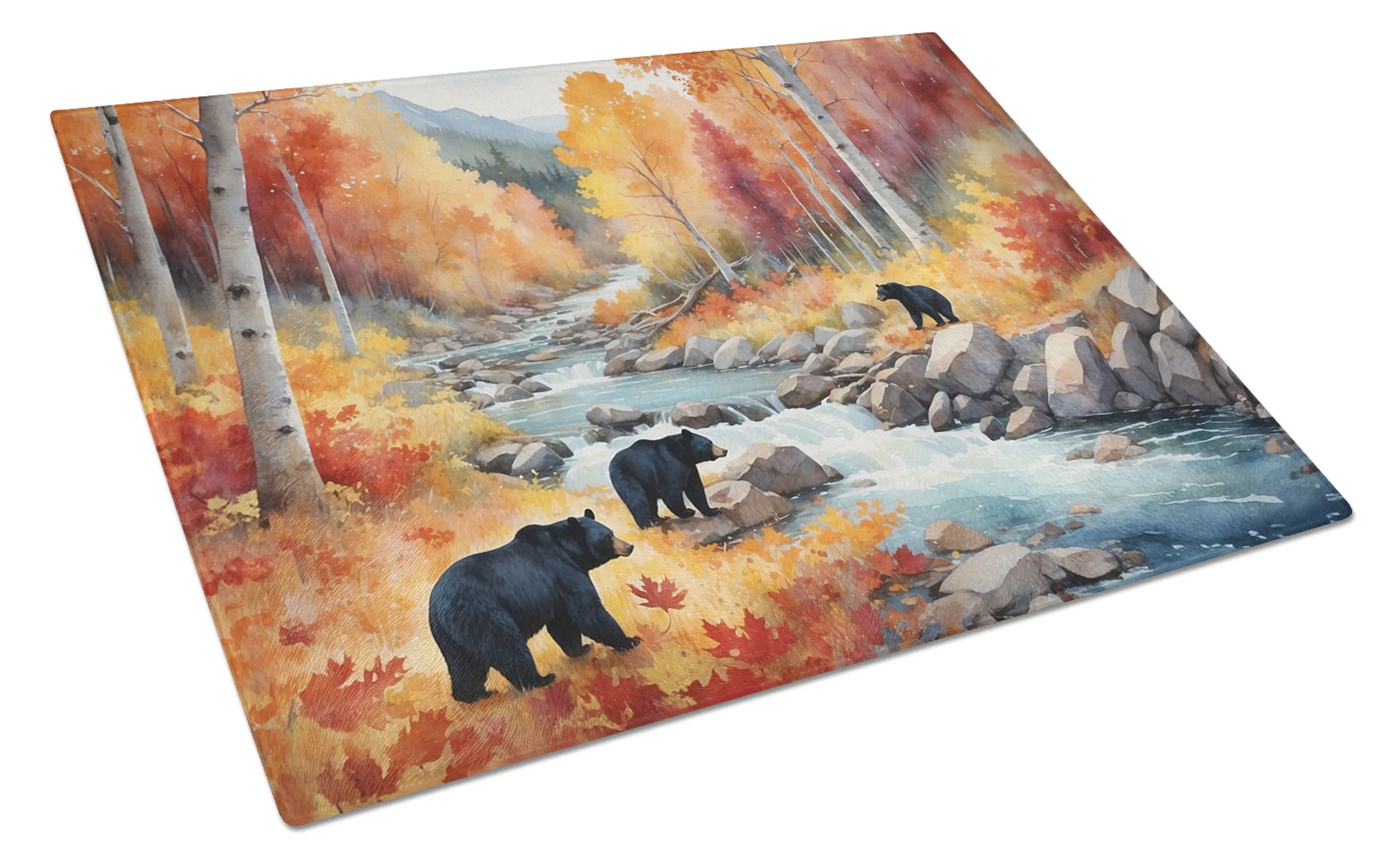 Animals Around Glass Cutting Board - Size: LARGE | Pack Of: 1 | Collection name: Animals around