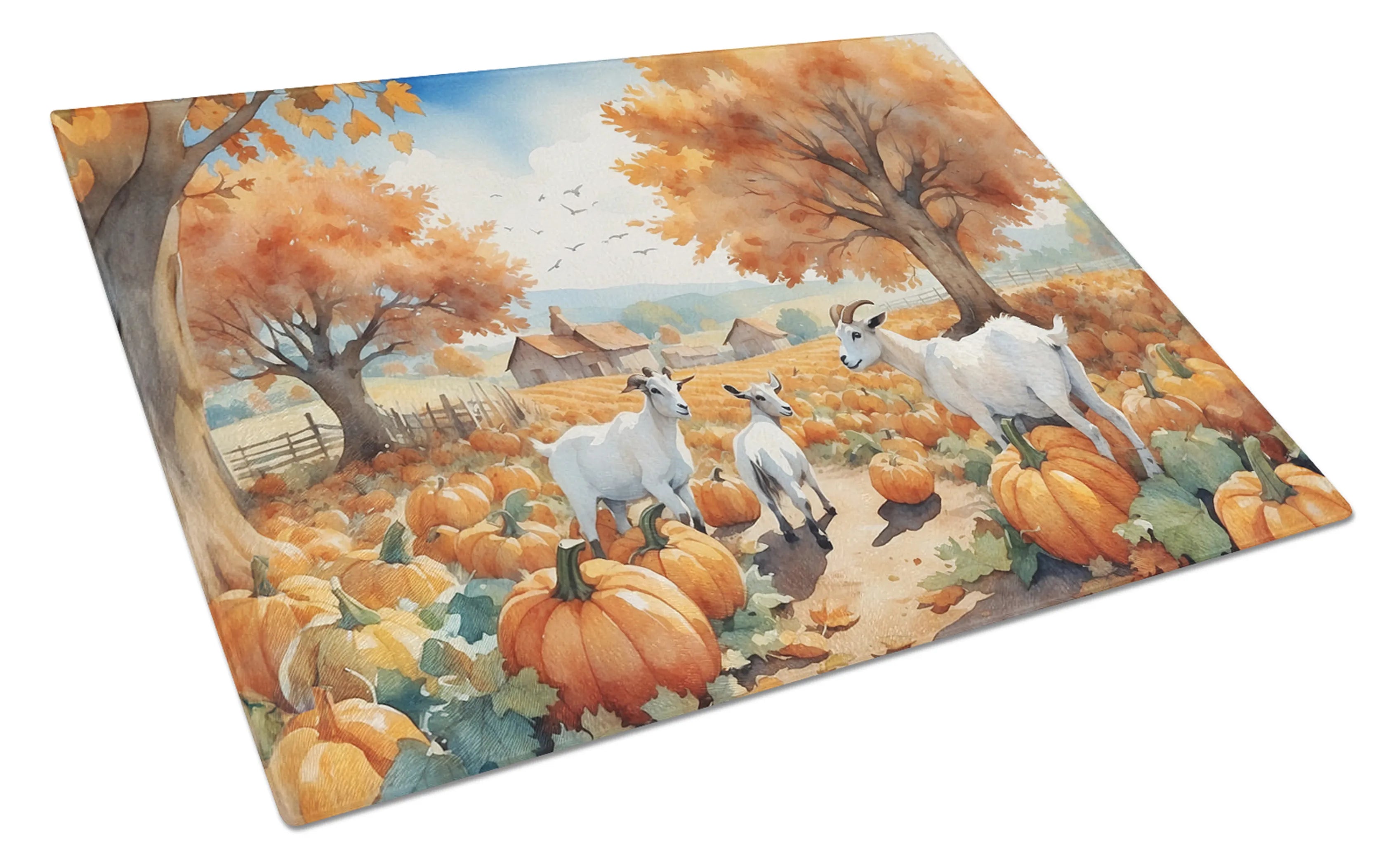 Animals Around Glass Cutting Board - Size: LARGE | Pack Of: 1 | Collection name: Animals around