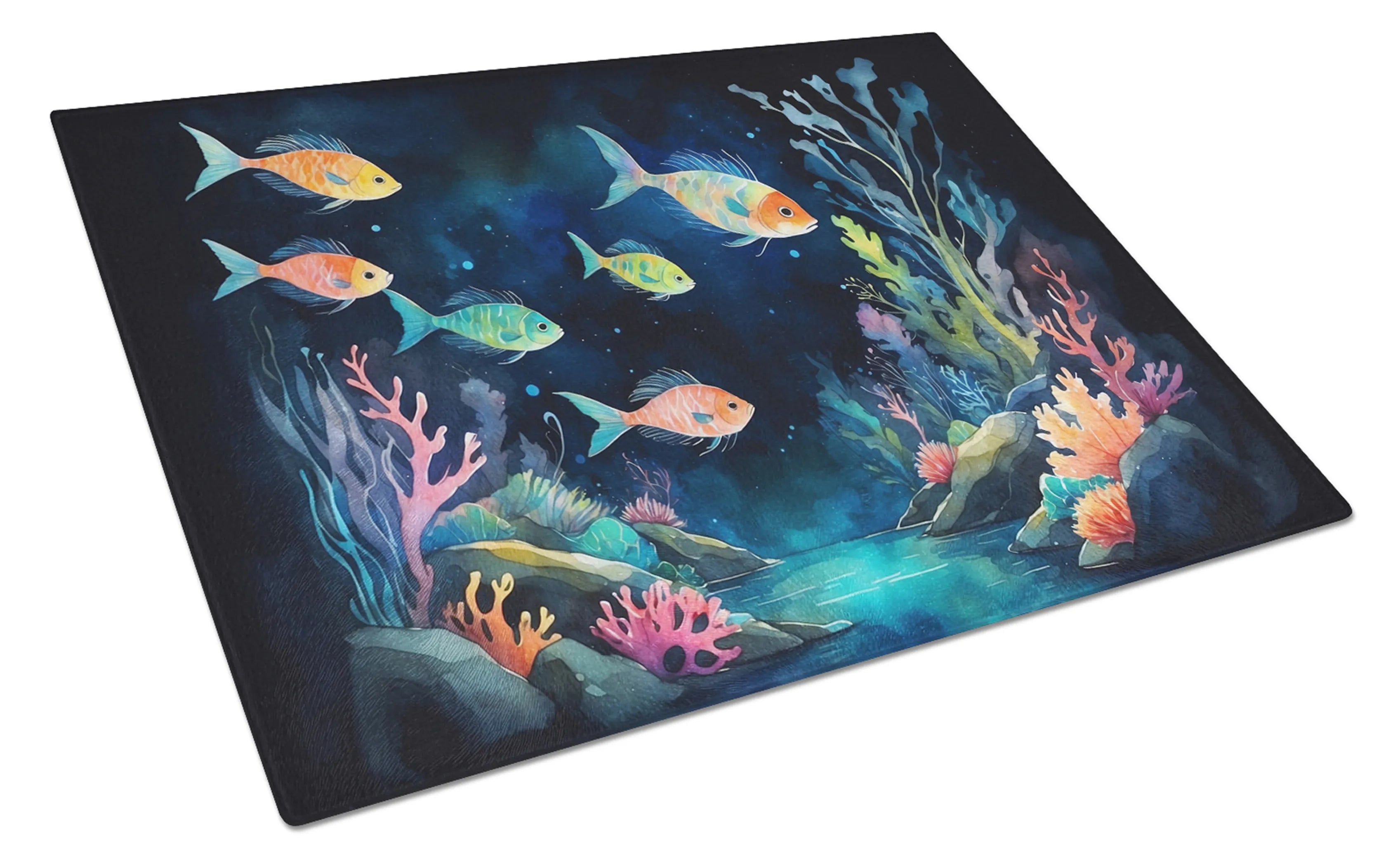 Animals Around Glass Cutting Board - Size: LARGE | Pack Of: 1 | Collection name: Animals around