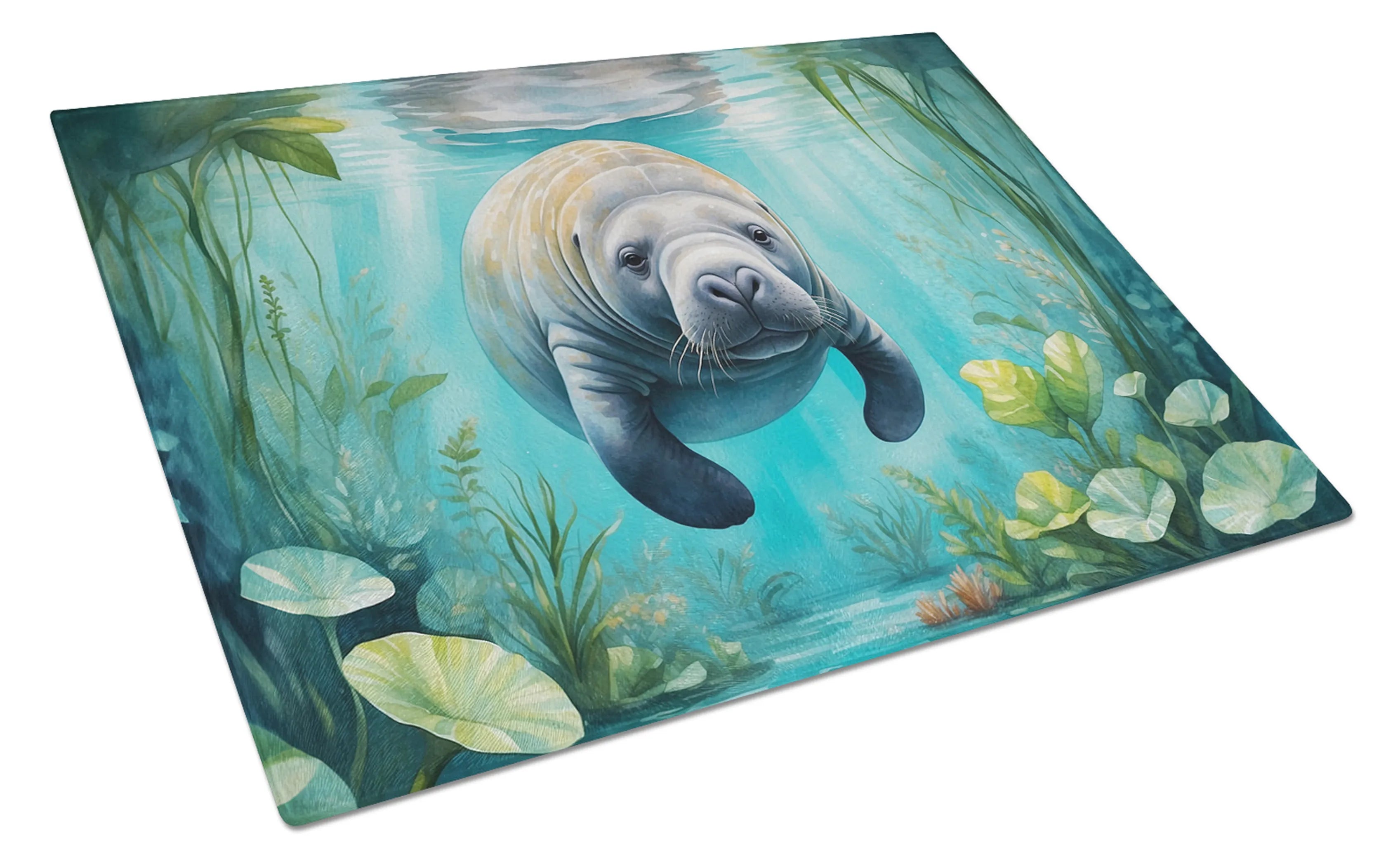 Animals Around Glass Cutting Board - Size: LARGE | Pack Of: 1 | Collection name: Animals around