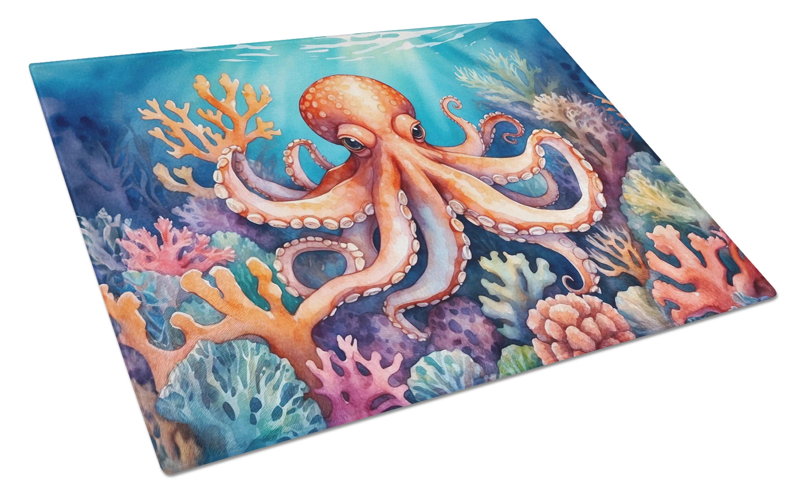 Animals Around Glass Cutting Board - Size: LARGE | Pack Of: 1 | Collection name: Animals around