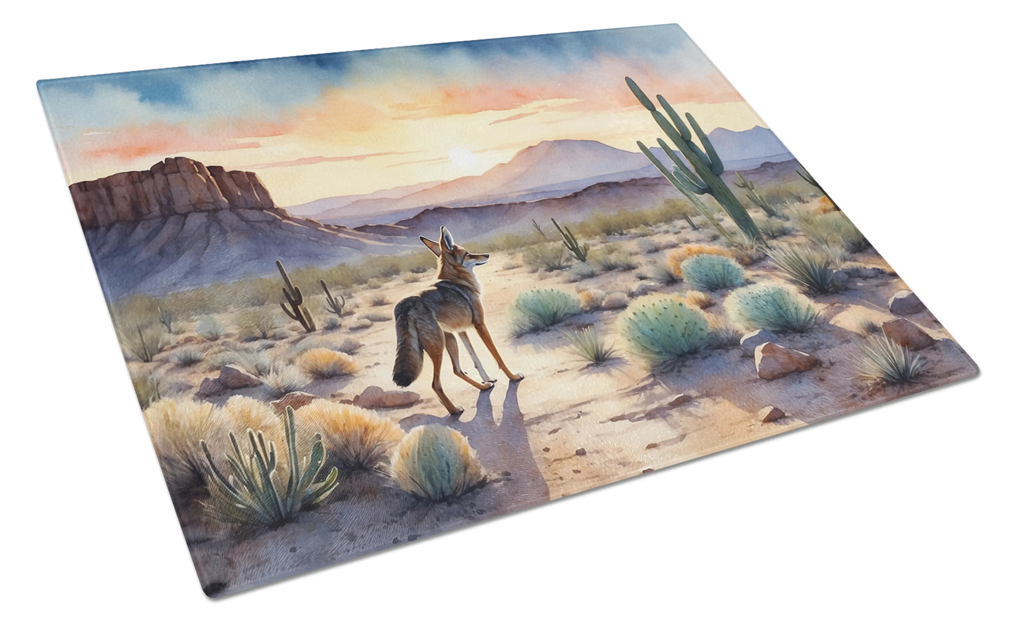 Animals Around Glass Cutting Board - Size: LARGE | Pack Of: 1 | Collection name: Animals around