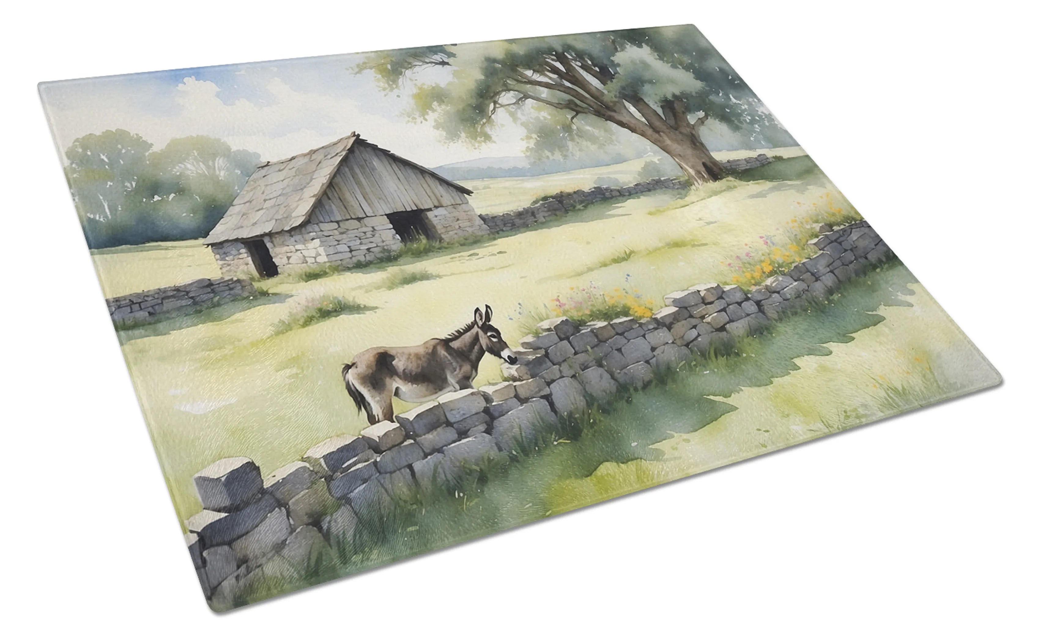 Animals Around Glass Cutting Board - Size: LARGE | Pack Of: 1 | Collection name: Animals around