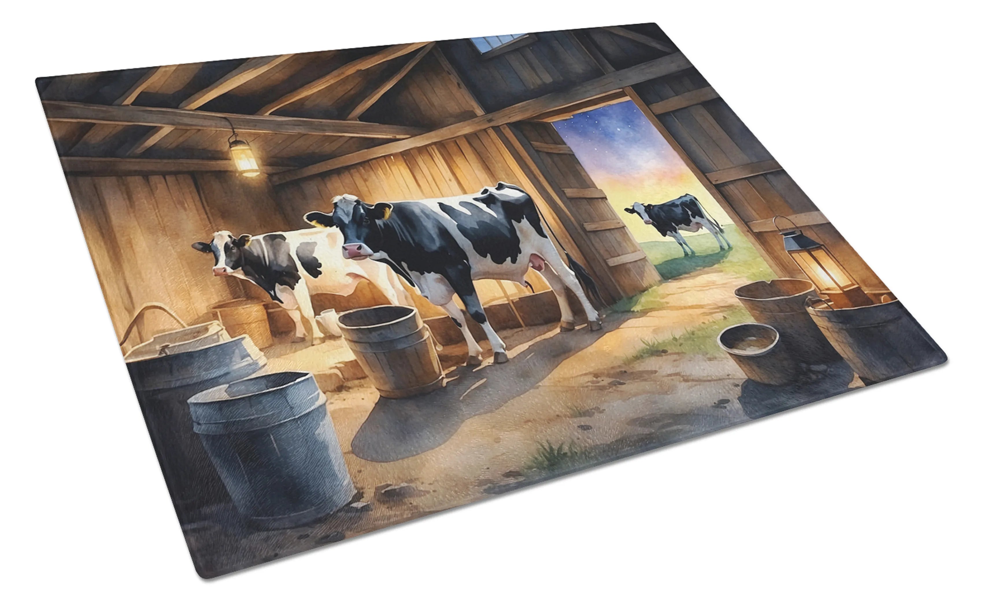 Animals Around Glass Cutting Board - Size: LARGE | Pack Of: 1 | Collection name: Animals around