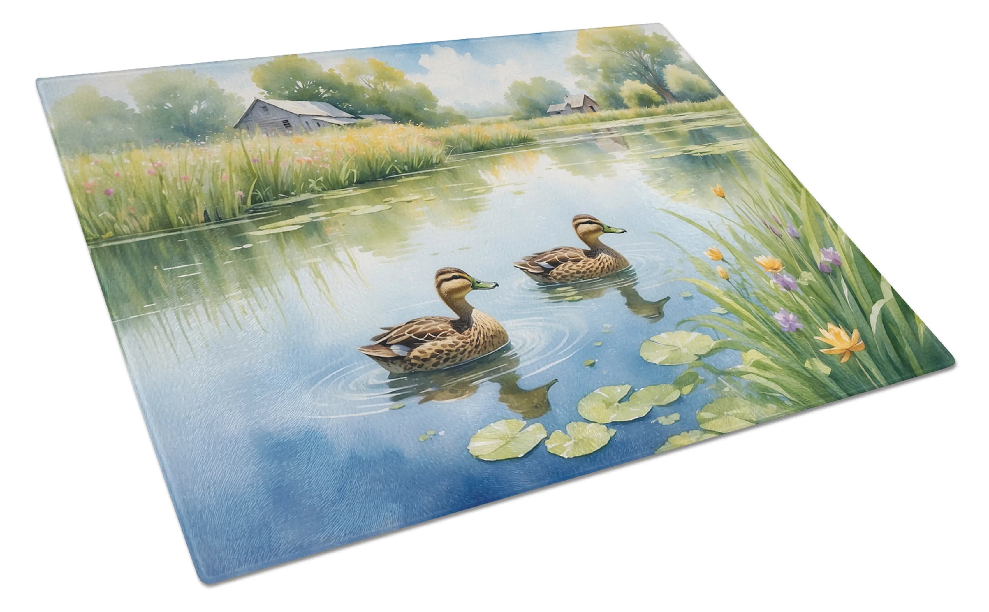 Animals Around Glass Cutting Board - Size: LARGE | Pack Of: 1 | Collection name: Animals around