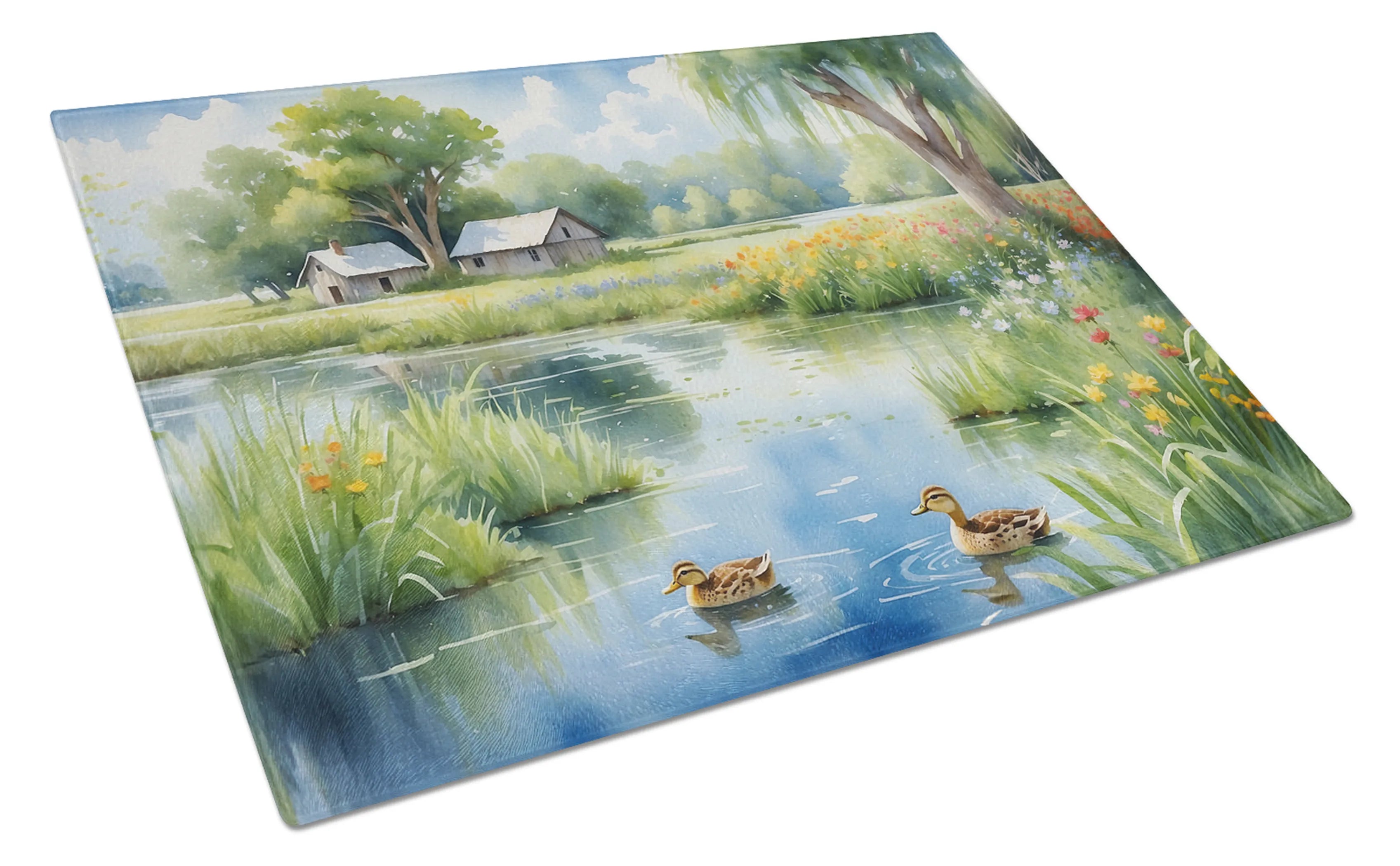 Animals Around Glass Cutting Board - Size: LARGE | Pack Of: 1 | Collection name: Animals around