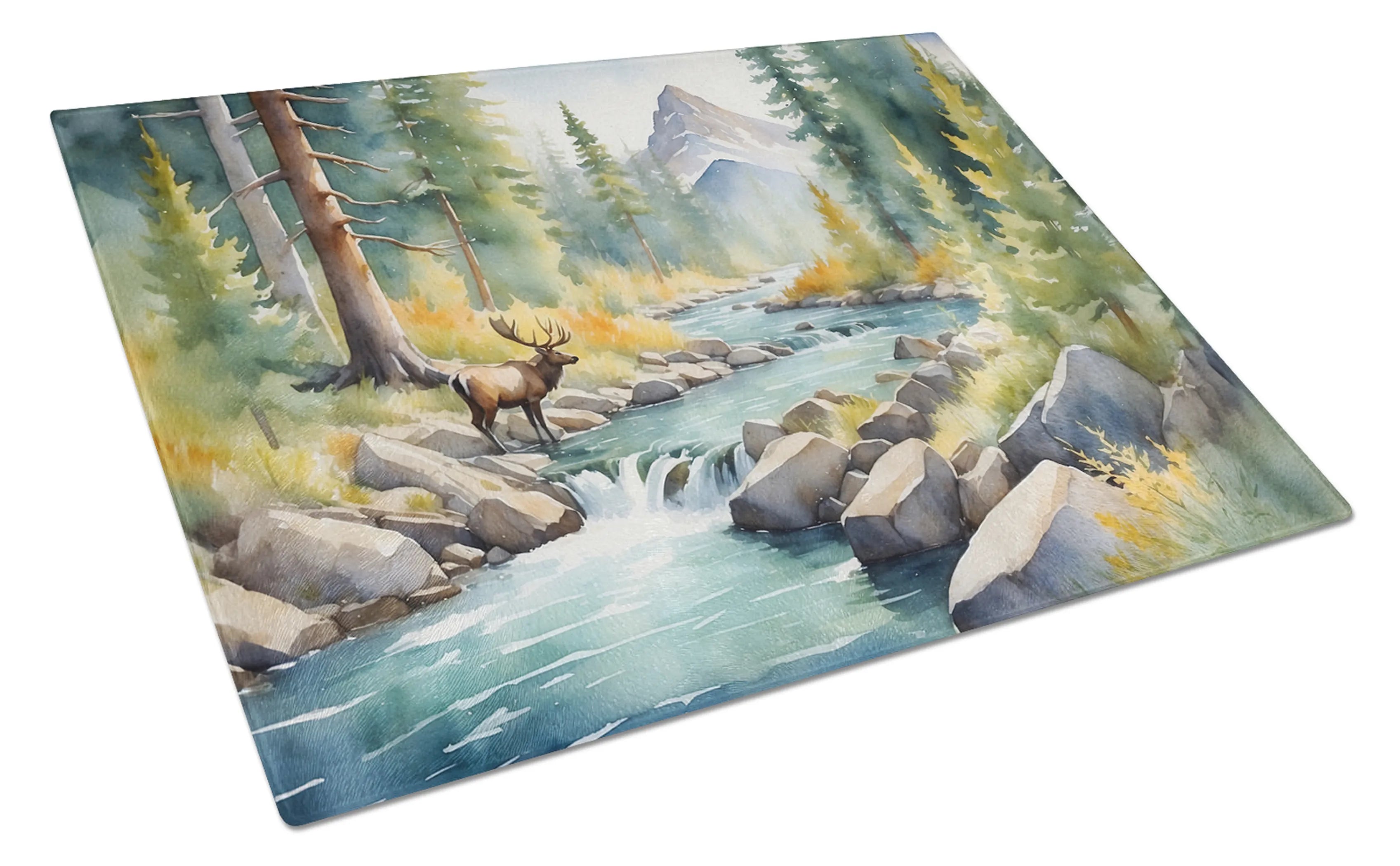 Animals Around Glass Cutting Board - Size: LARGE | Pack Of: 1 | Collection name: Animals around