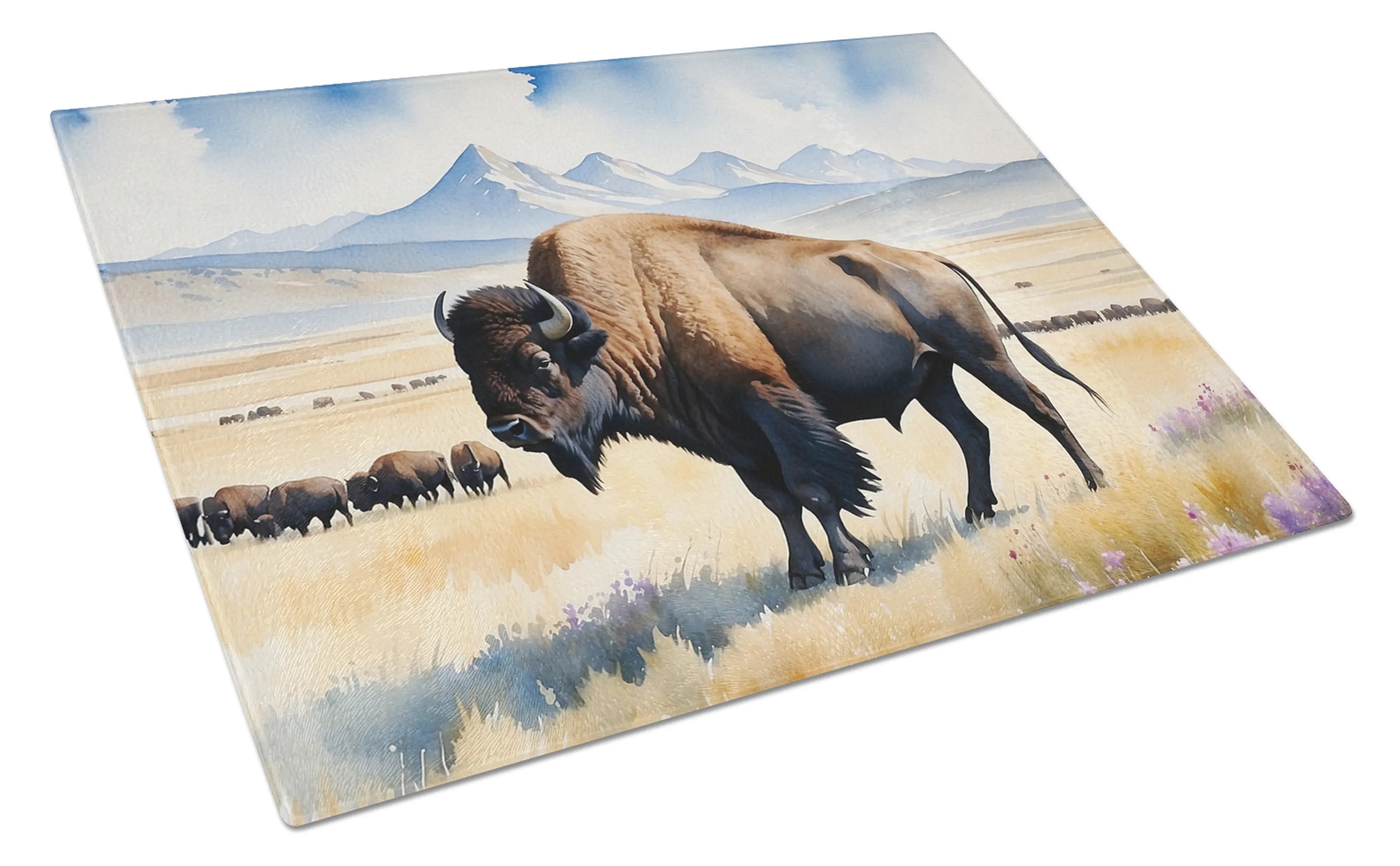 Animals Around Glass Cutting Board - Size: LARGE | Pack Of: 1 | Collection name: Animals around