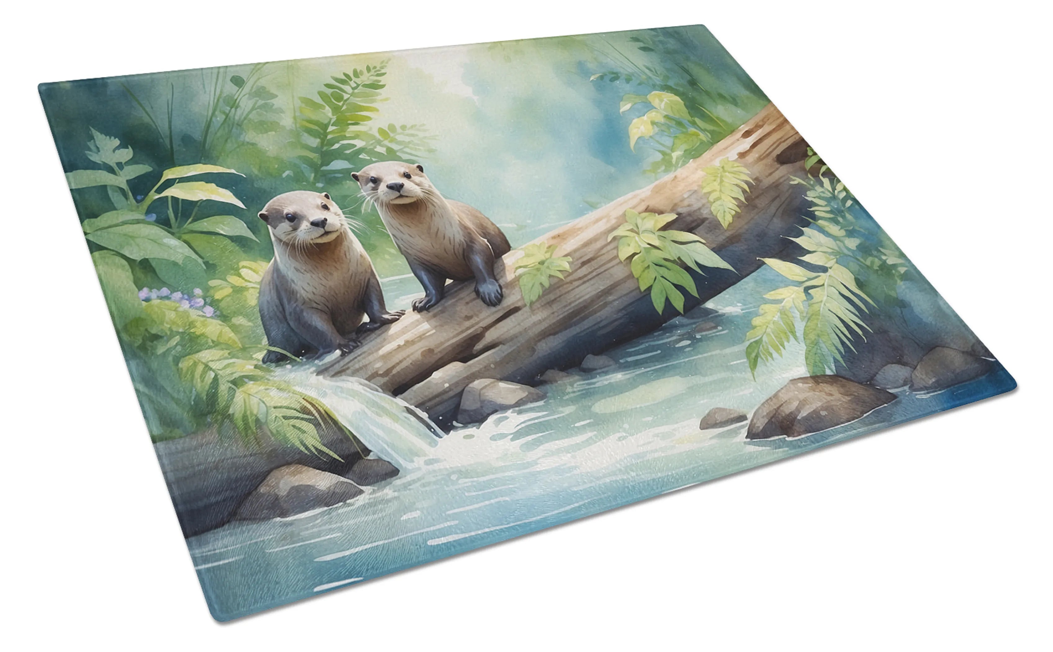 Animals Around Glass Cutting Board - Size: LARGE | Pack Of: 1 | Collection name: Animals around