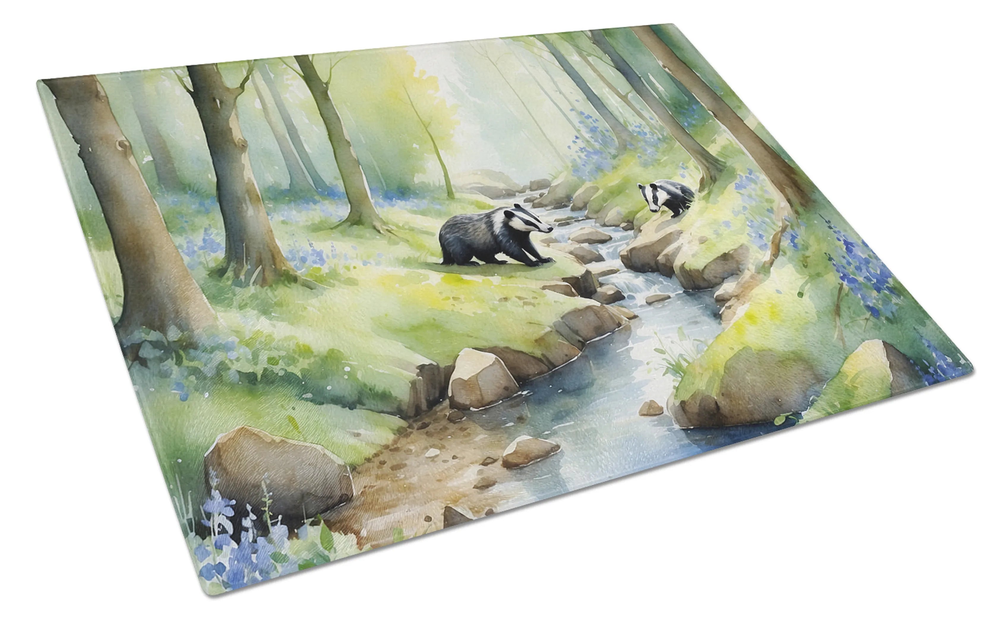 Animals Around Glass Cutting Board - Size: LARGE | Pack Of: 1 | Collection name: Animals around