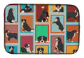 Lots of Dogs Dish Drying Mat - Size: 14  X 21" | Pack Of: 1 | Collection name: Lots of dogs